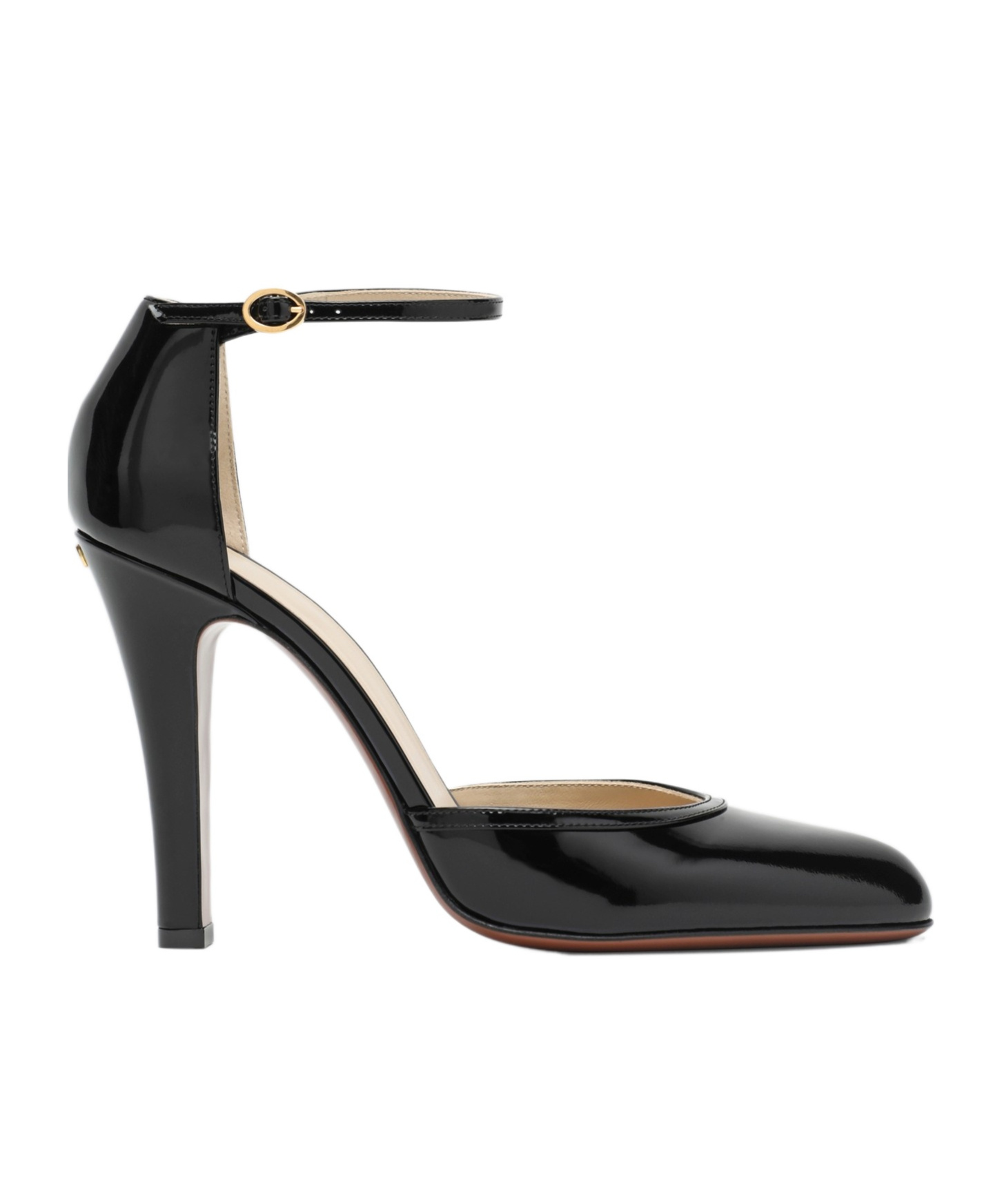 Valentino Hi Dolly 105 Patent Leather Pumps In Black