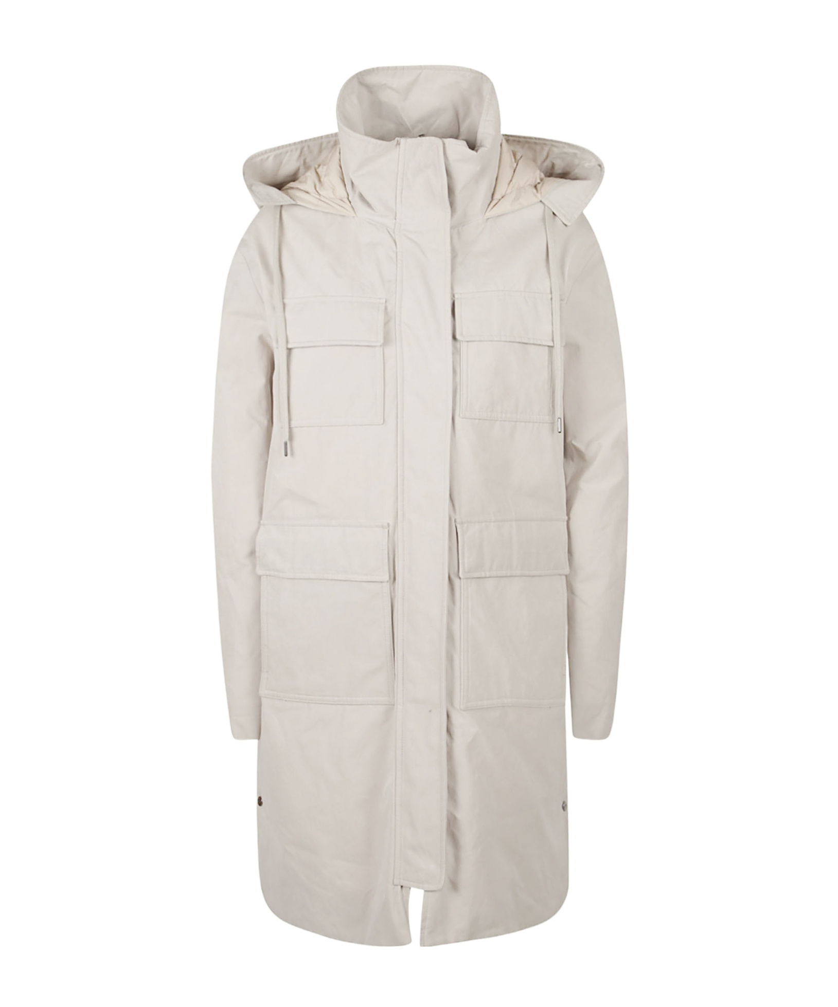 Herno Hooded Down Jacket In White
