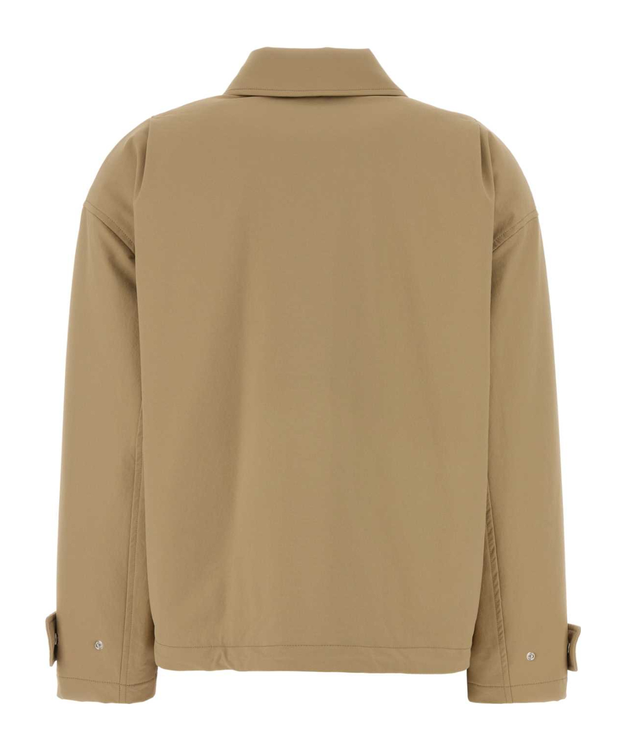 Herno Long-sleeved Cotton-padded Jacket In Brown