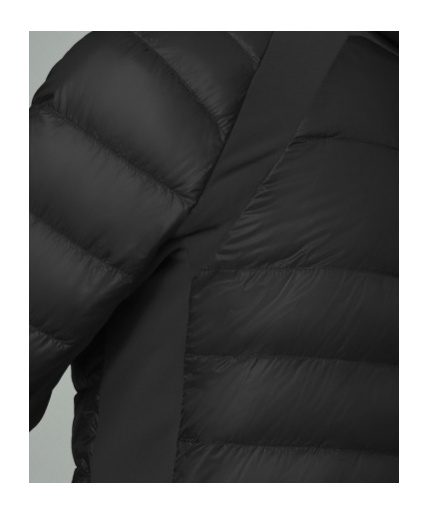 Canada Goose Black Hybridge Lite Padded Jacket In Black