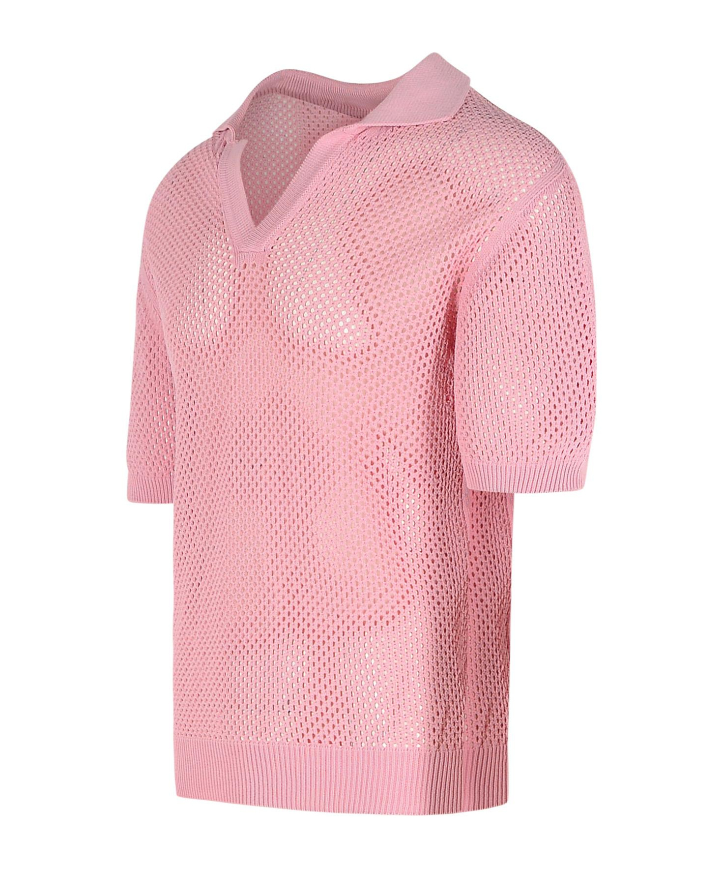 Laneus Pink Viscose Blend Sweater In Pink