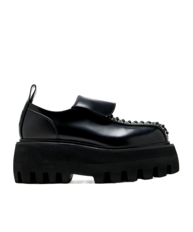 Alexander Mcqueen Sofa Lace-up Sneakers In Black