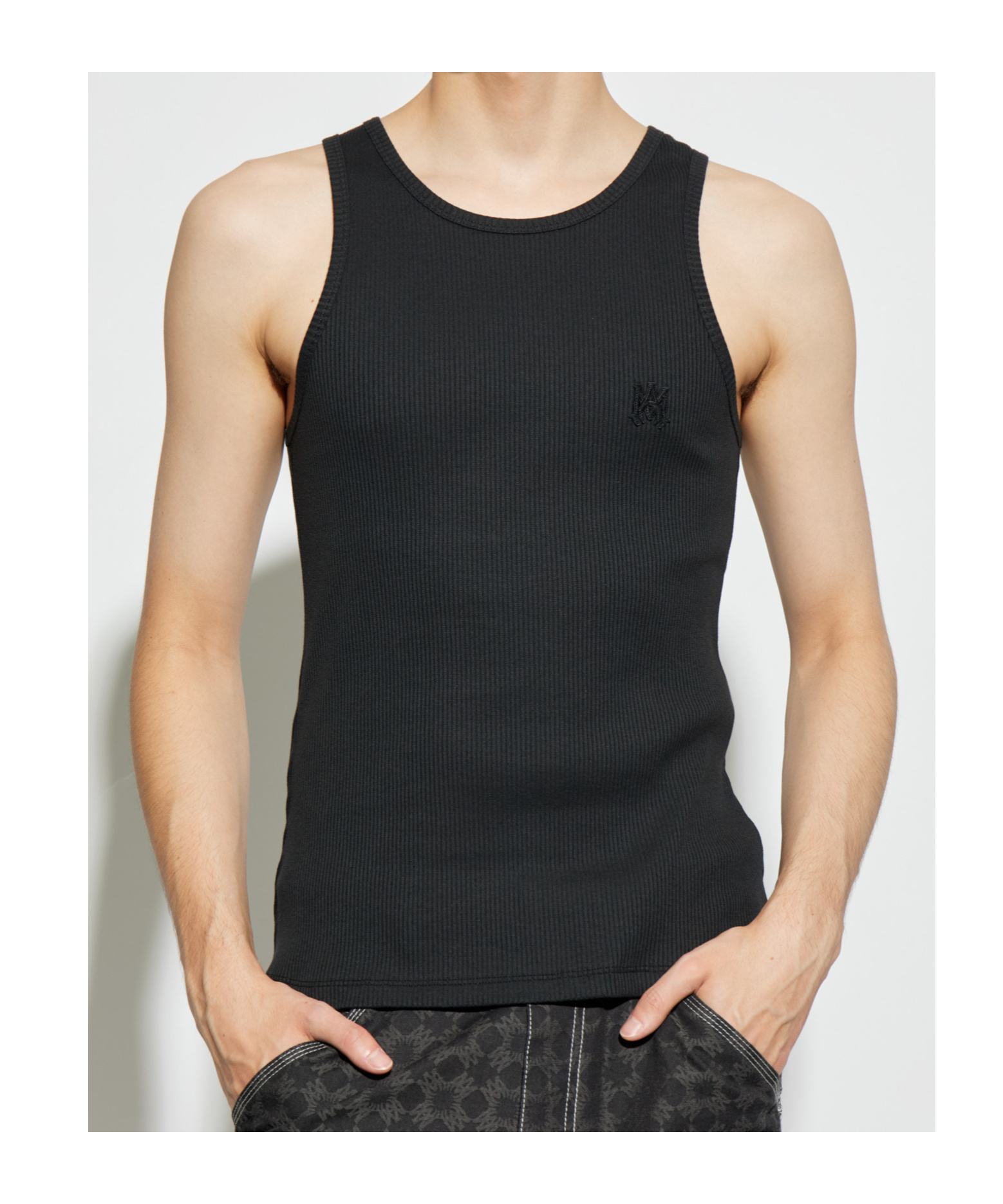Amiri Sleeveless Vest In Black