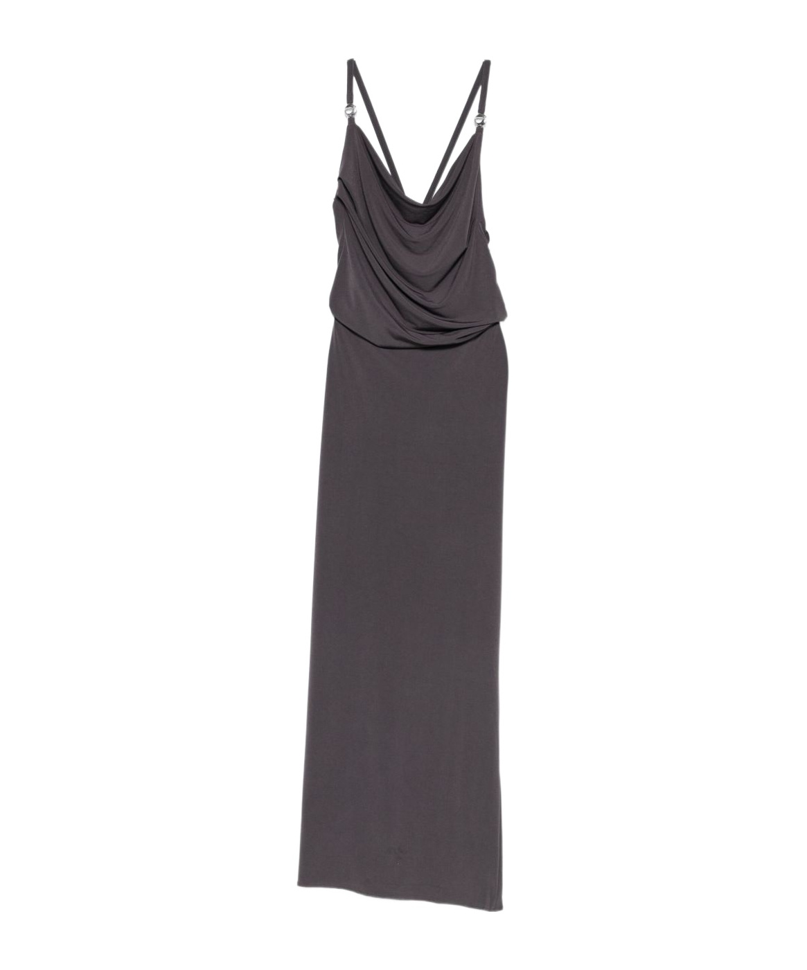Coperni A Ruffle-trimmed Sleeveless Dress In Black