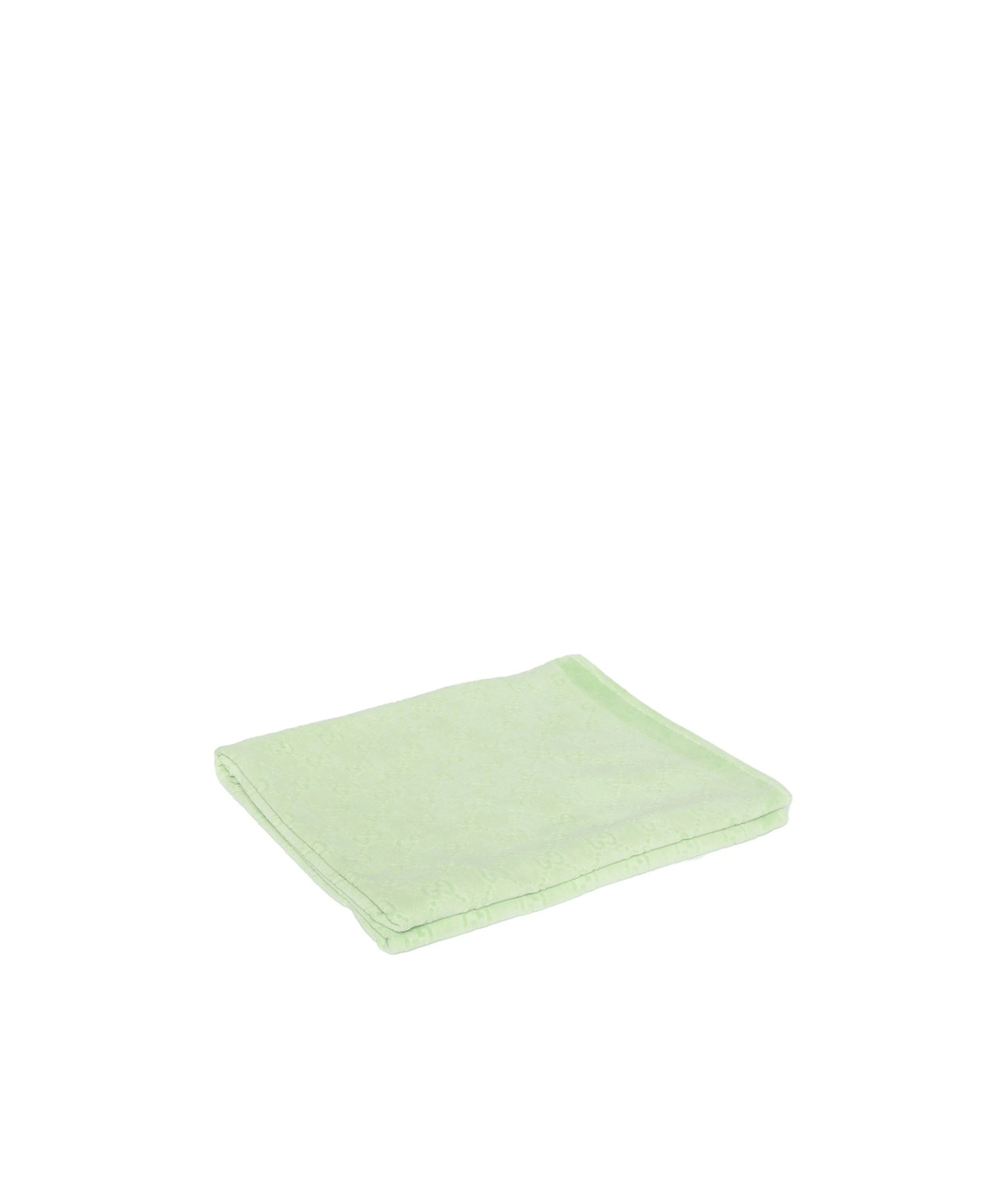 Gucci Rectangular Beach Towel In Light Green
