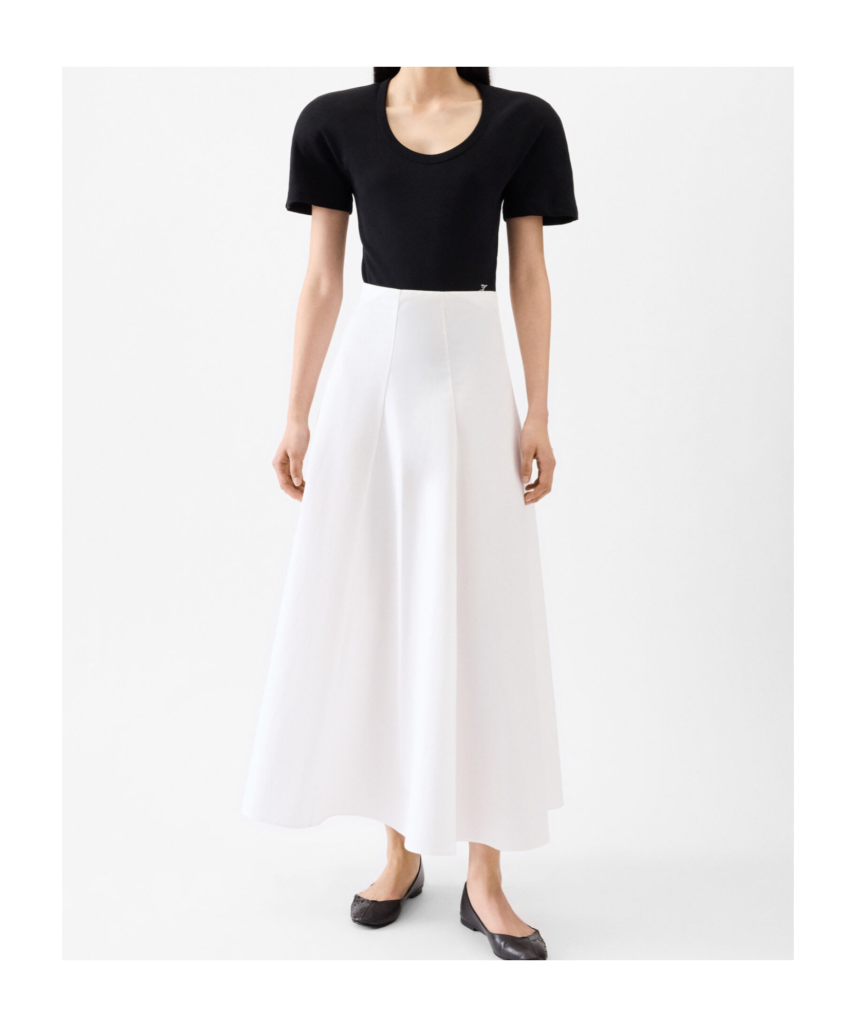 Jacquemus Flared Skirt In White