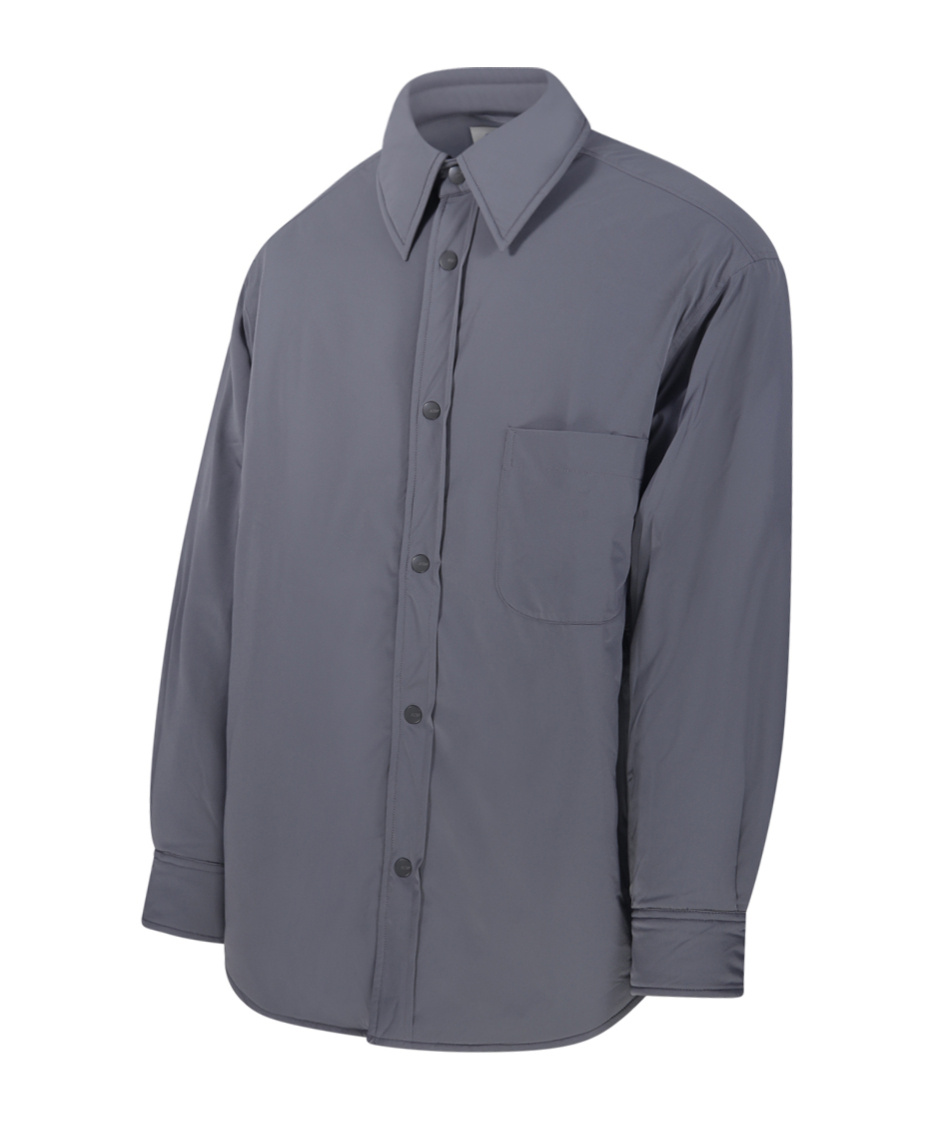 Autry Grey Jacket With Patch Pocket In Gray
