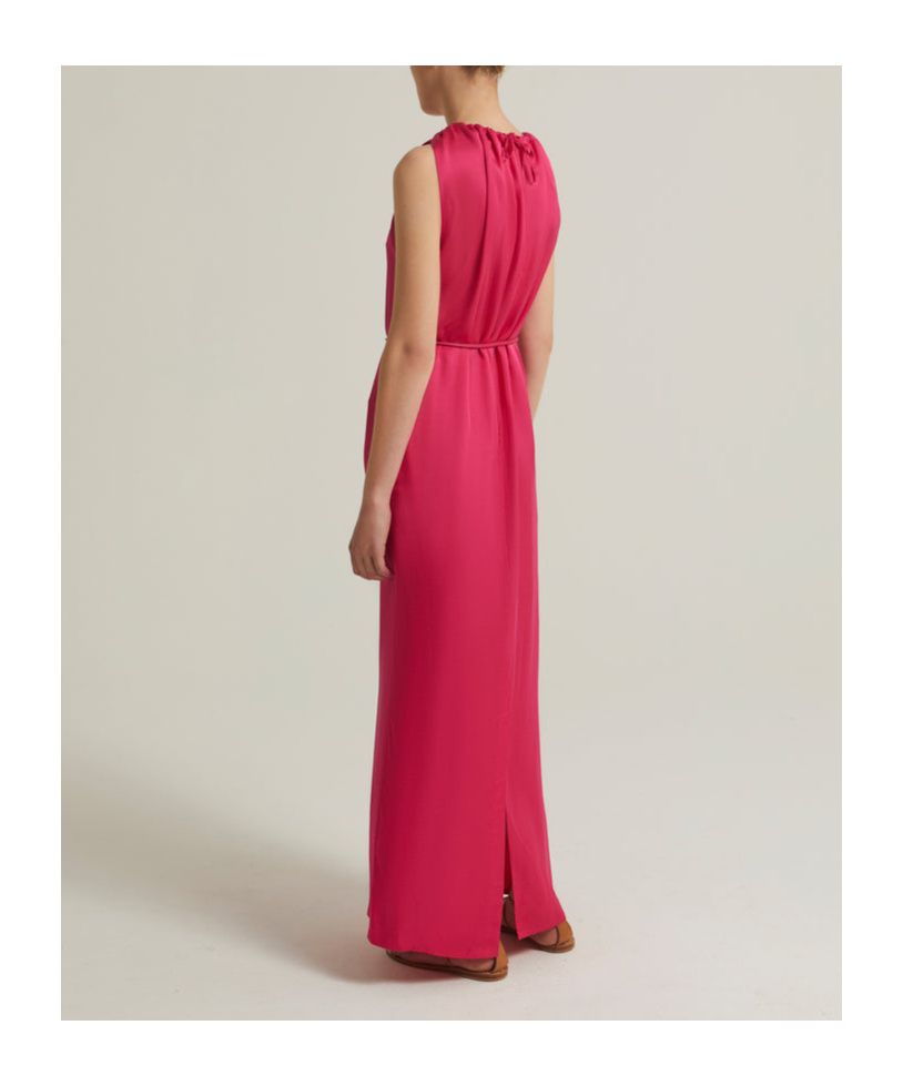 Yves Salomon Sleeveless Dress In Pink