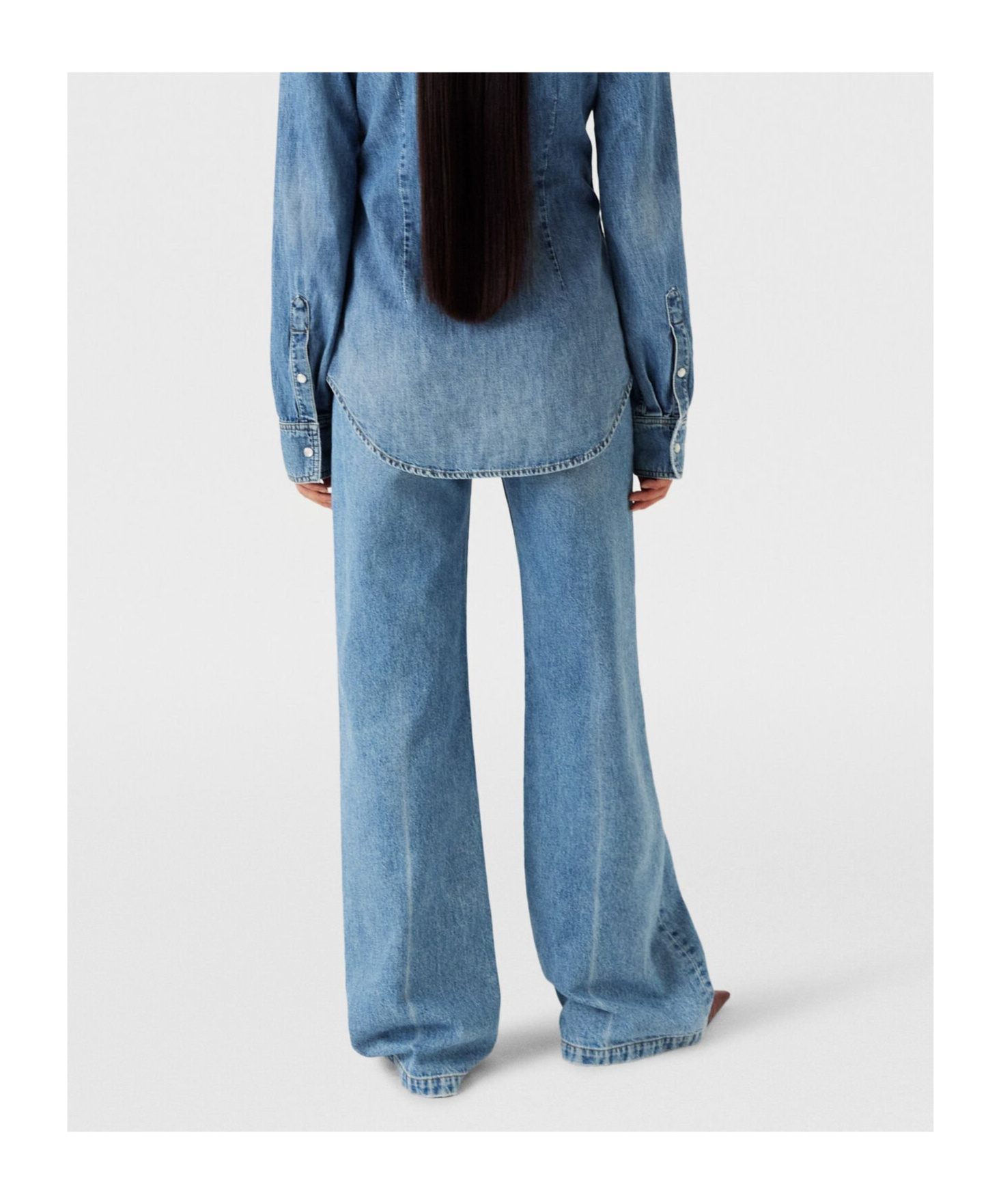 Shop Stella Mccartney Straight Leg Jeans In Blue