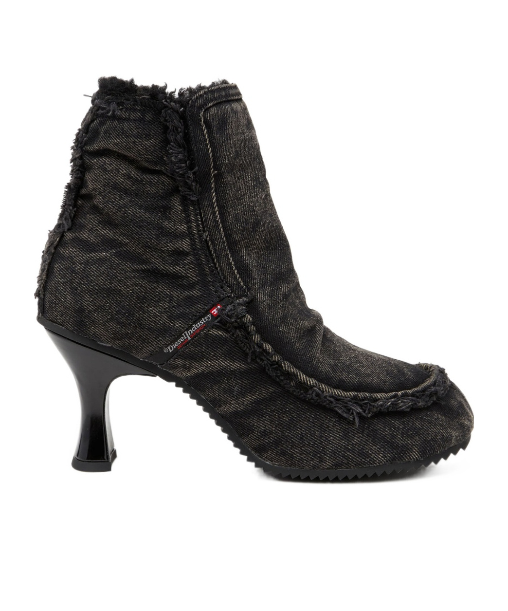 Diesel D-woodstock Heel Shoes In Black