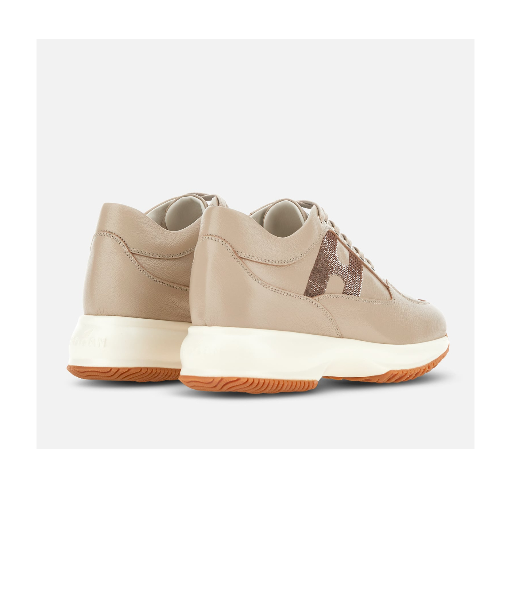 Hogan Low-top Sneakers In Nude