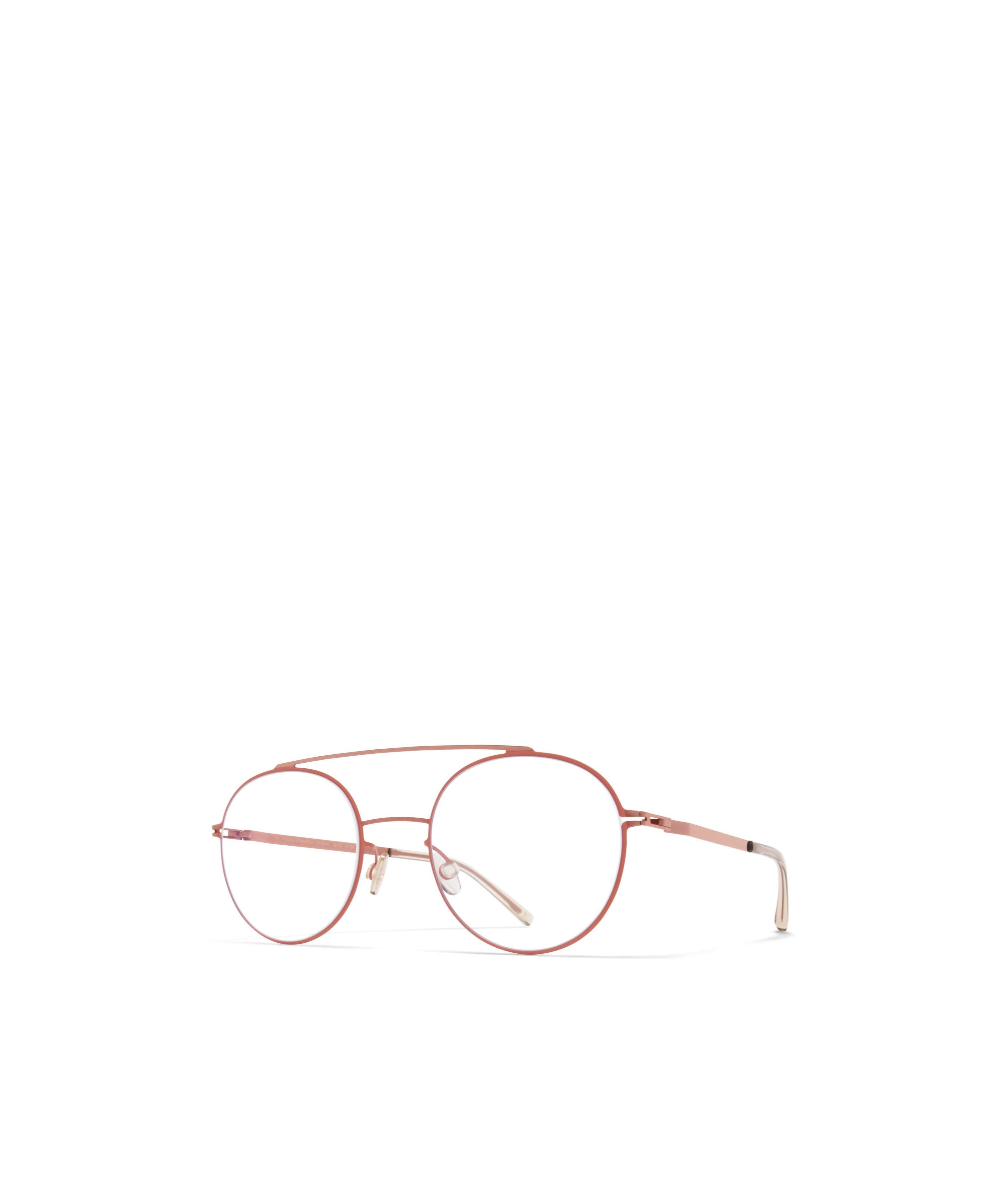 Mykita Logo Flat Mirror In Nude