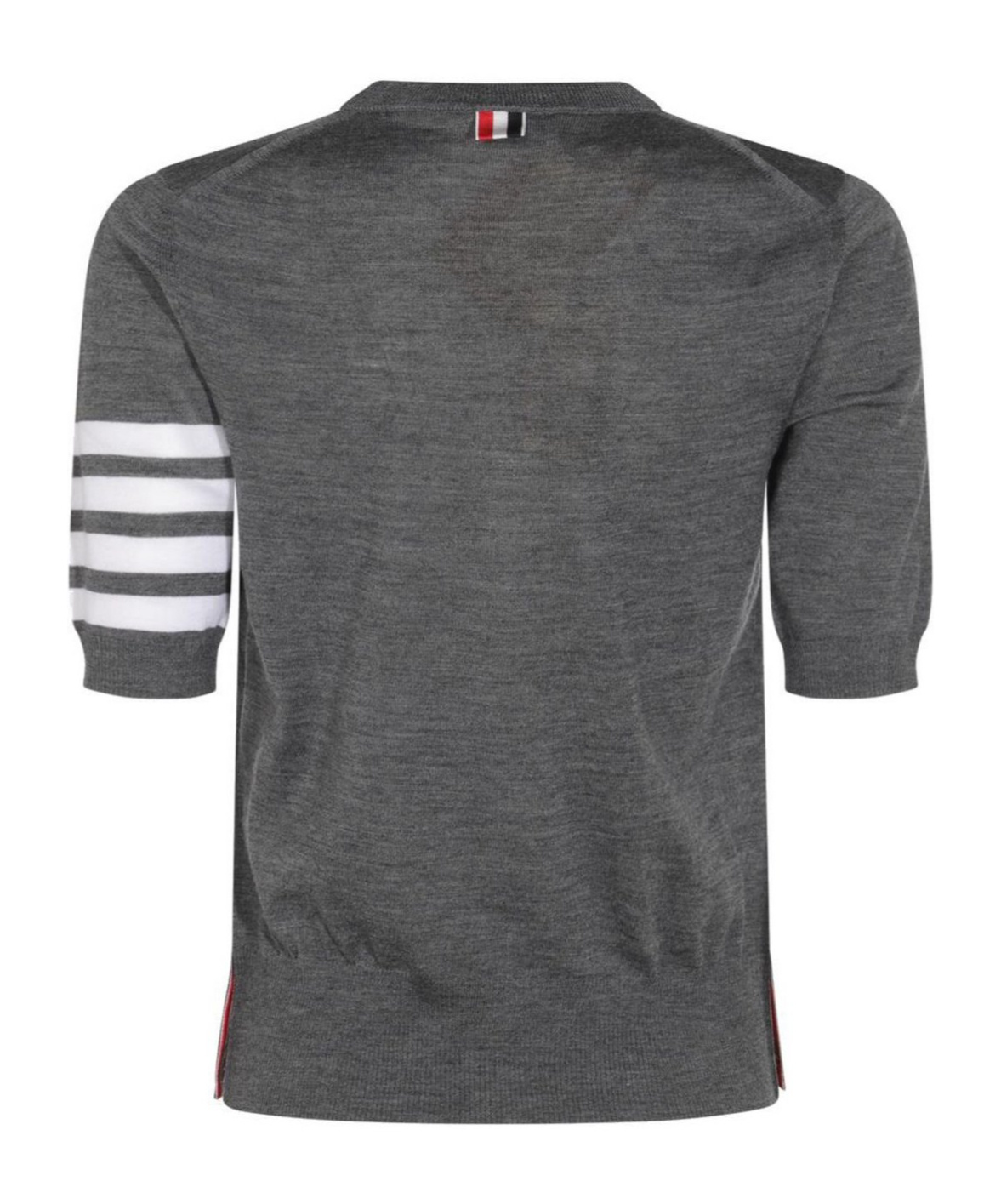 Thom Browne 4 Bar Stripes Fine-knit T-shirt
