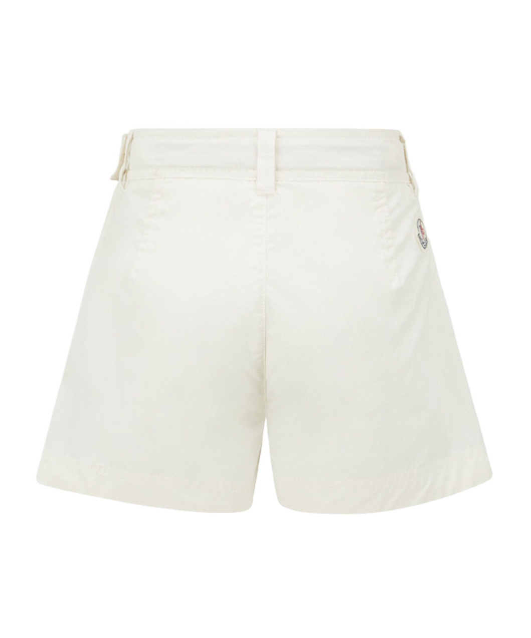 Moncler Enfant Twill Shorts In White