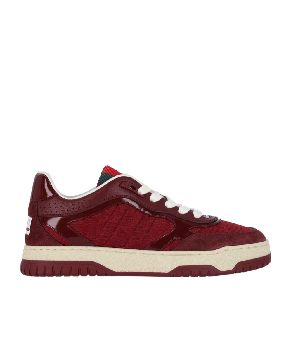Shop Gucci Women's Re-web Sneaker In Red