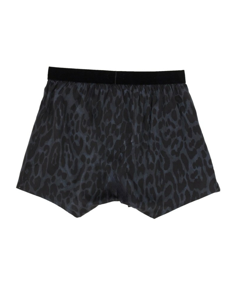 Tom Ford Leopard-print Stretch-cotton Boxers Briefs In Black