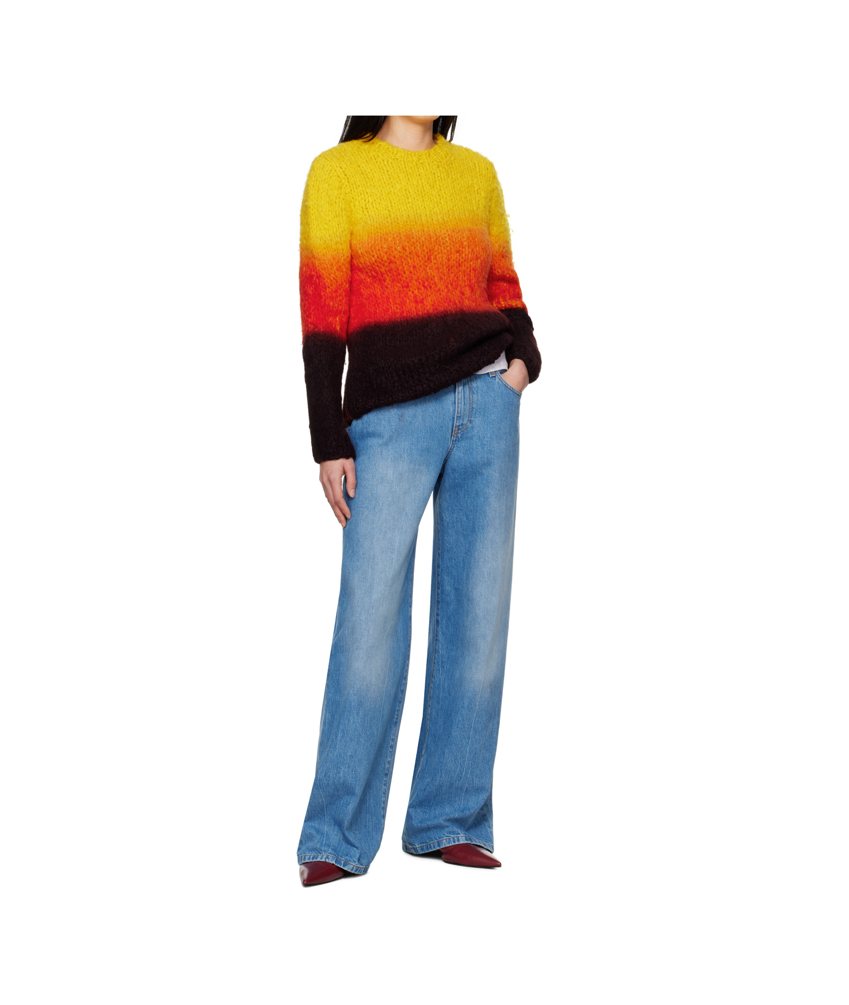 Gabriela Hearst Multicolor Pallas Knit Sweater In Dried Sunrise