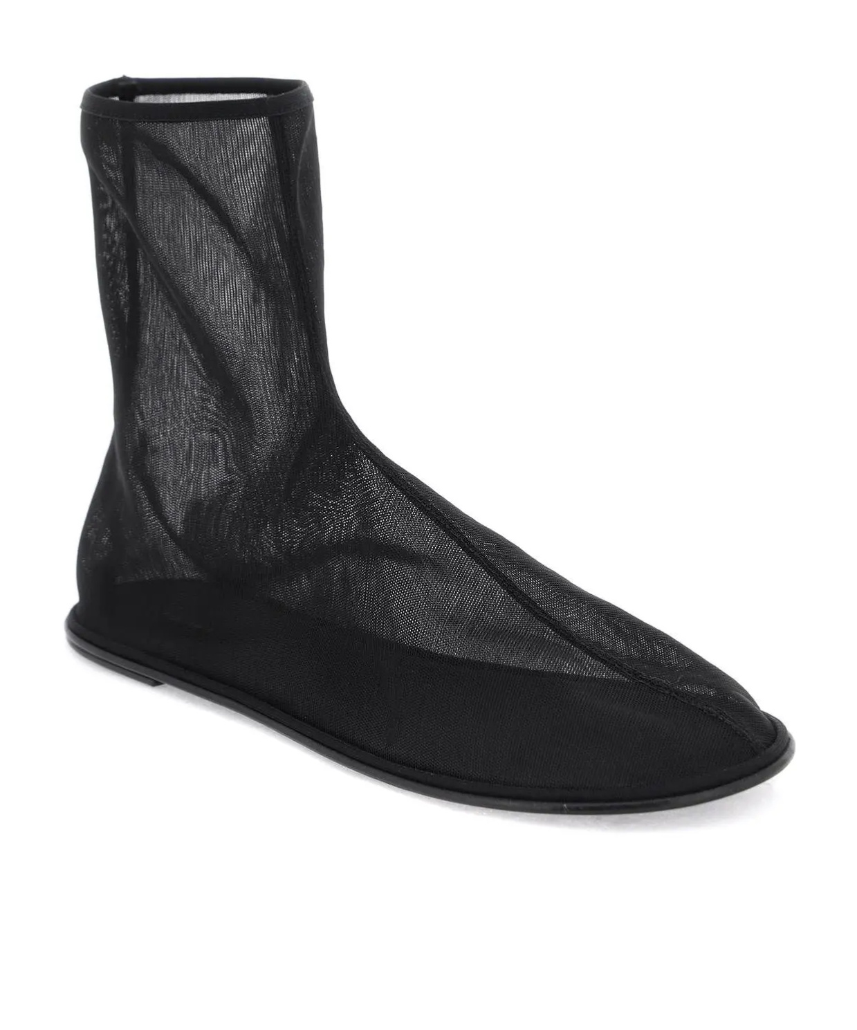 The Row Sock-shaped Short Ankle-length Boots In Black