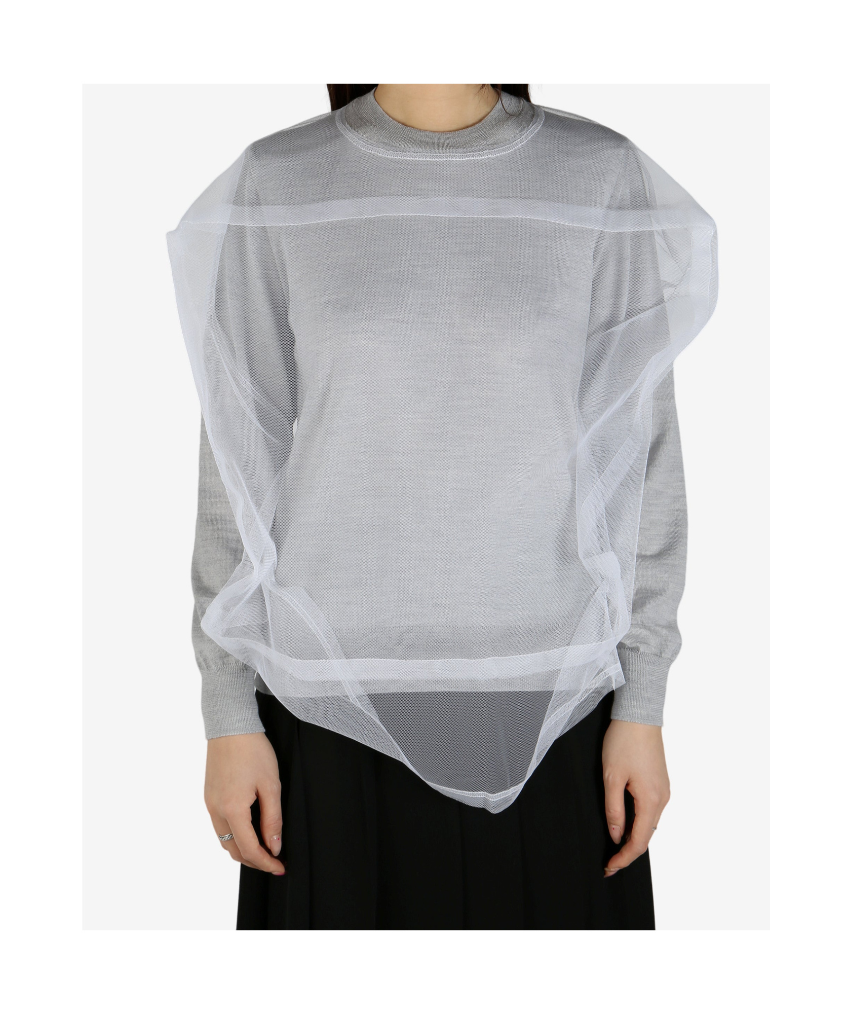 Shop Comme Des Garçons Layered Sweatshirt
