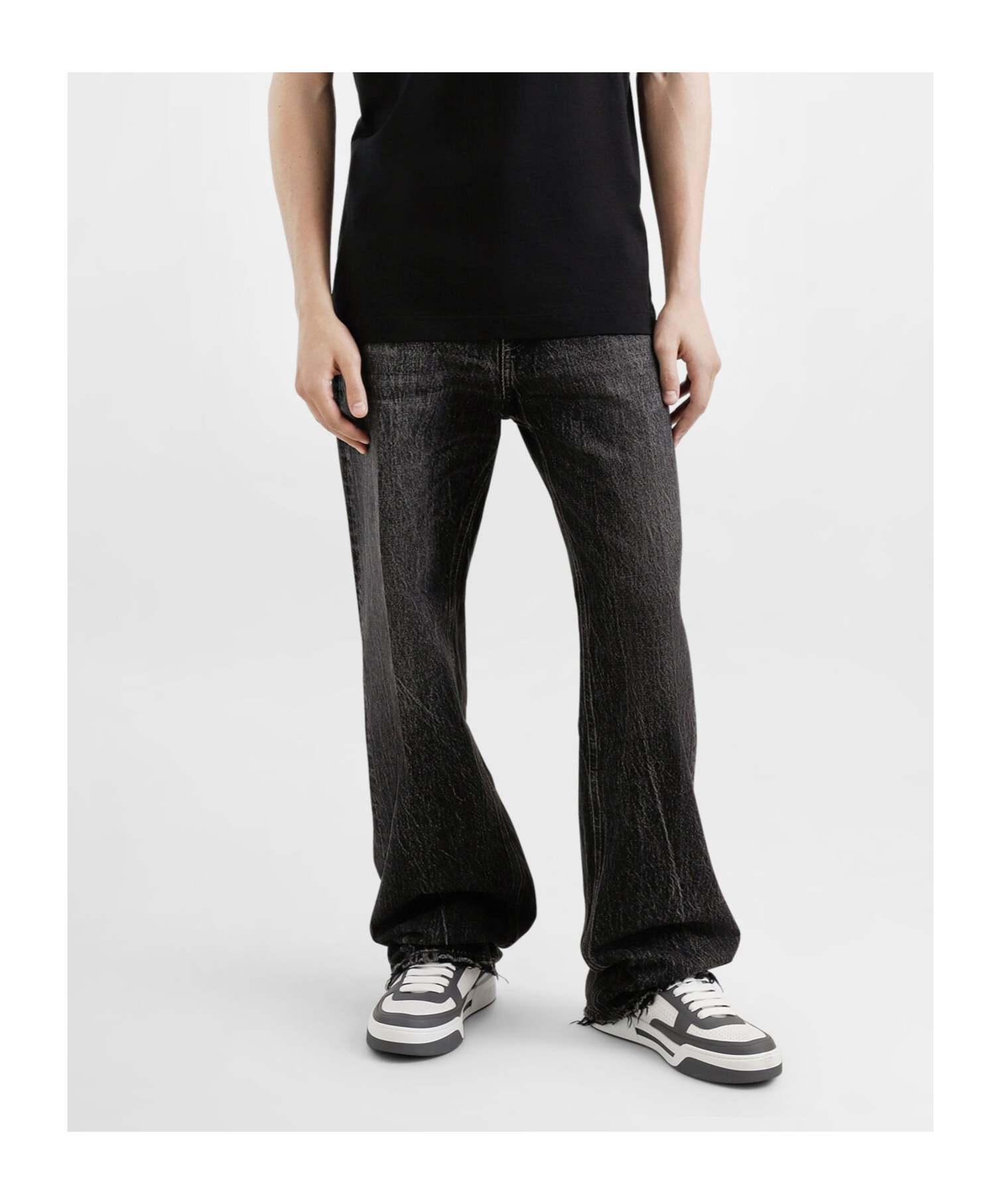 Dolce & Gabbana Straight-leg Jeans In Black