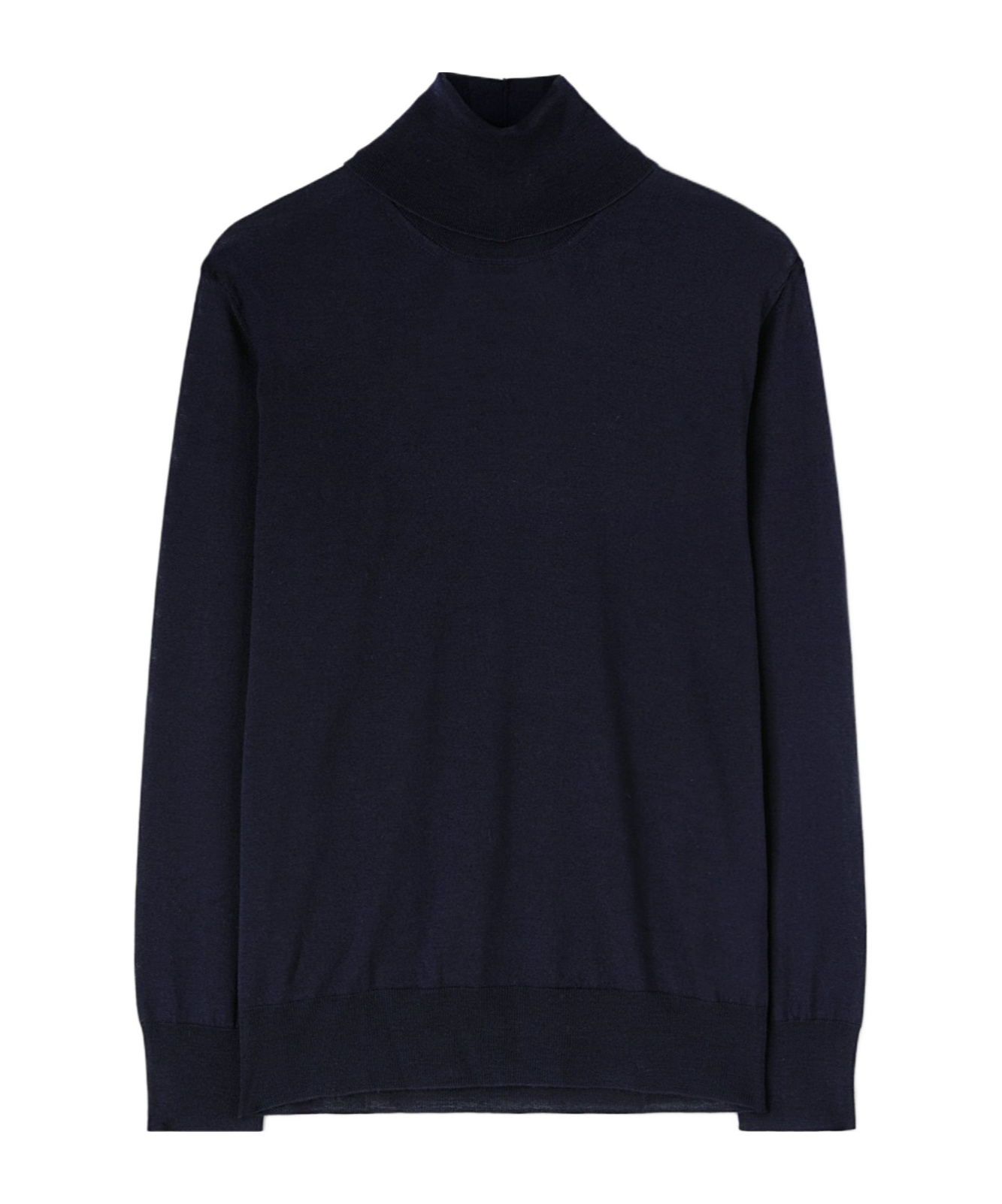 Jil Sander Roll-neck Wool Jumper In Black