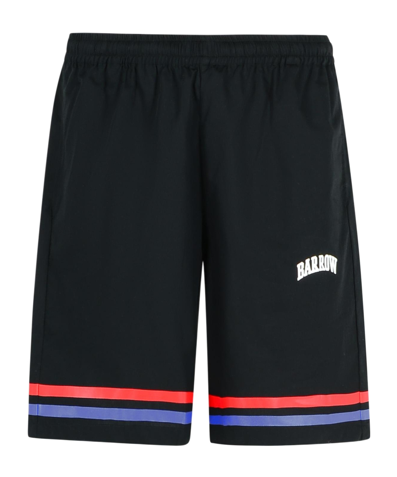 Barrow Poplin Shorts In Black