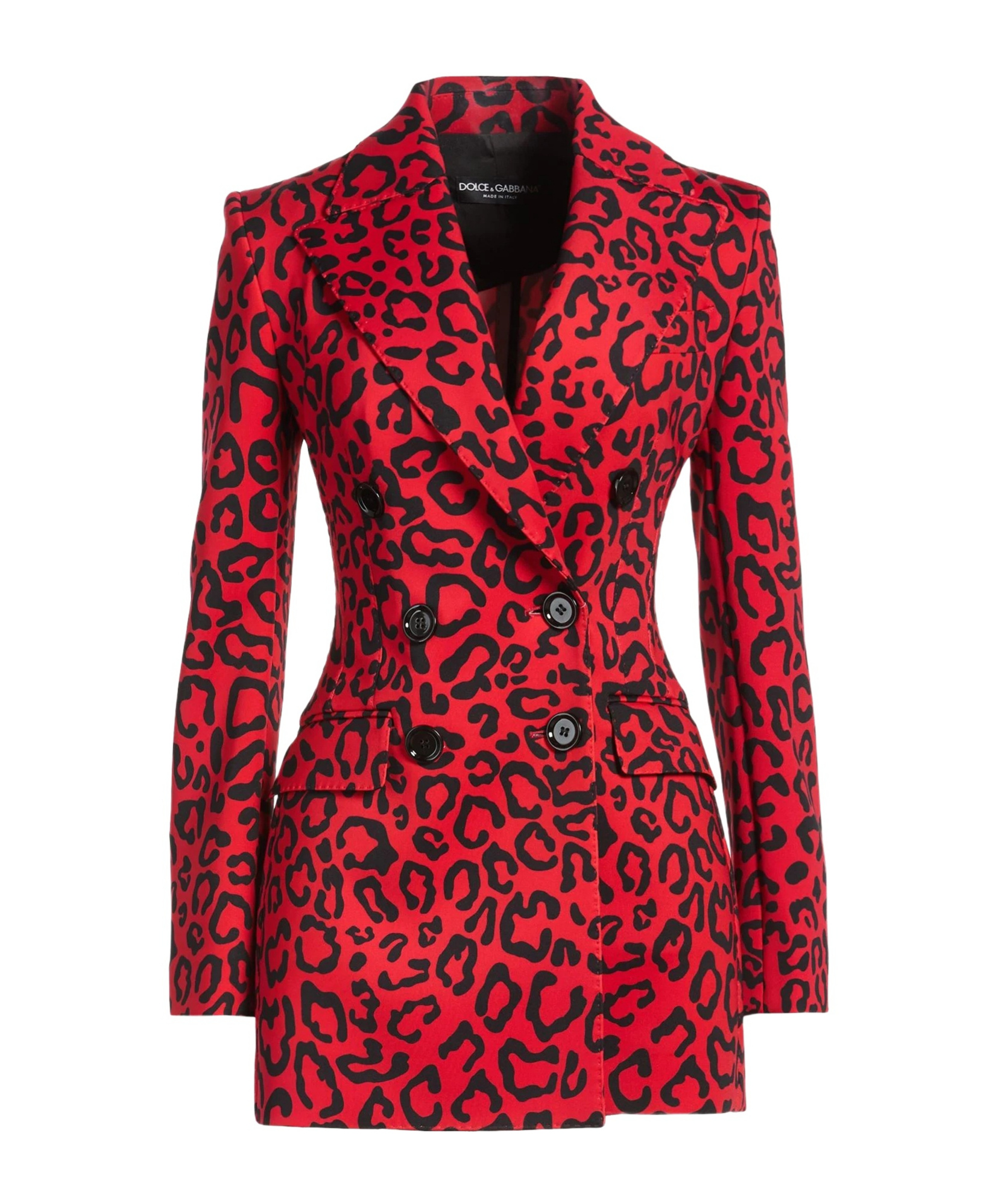 Dolce & Gabbana Double-breasted Blazer In Red