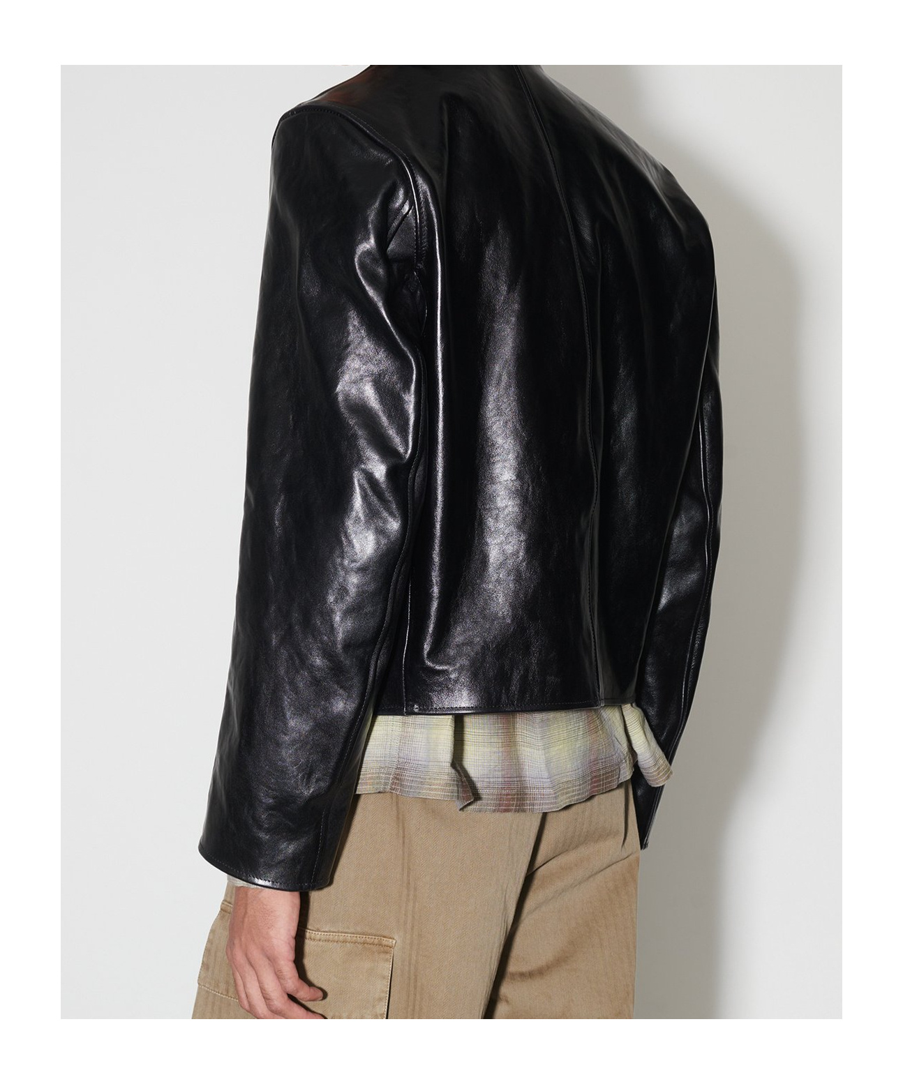 Our Legacy Collared Front Pockets Smooth Texture In Black