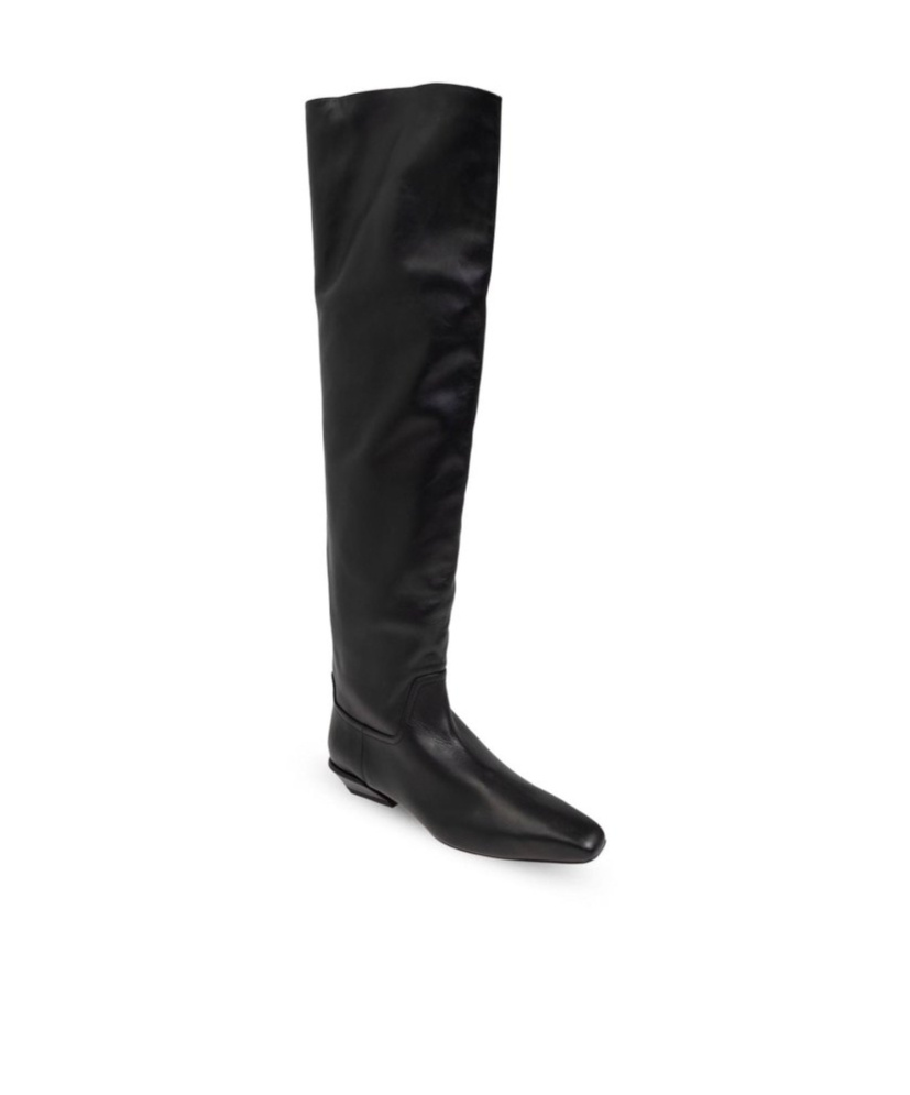Paris Texas Pointed Boots In Black
