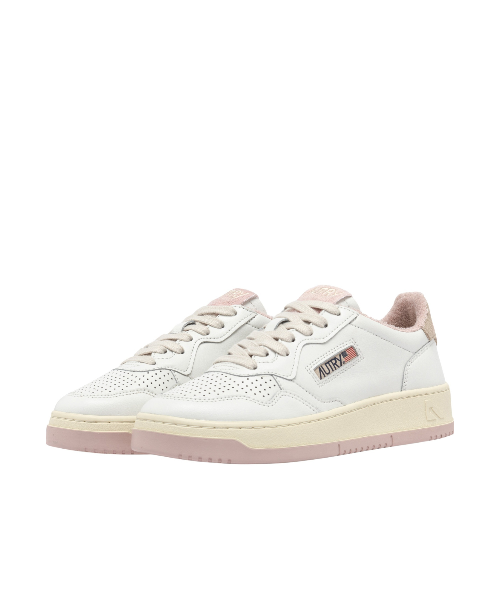 Shop Autry Medalist Low-top Sneakers In White