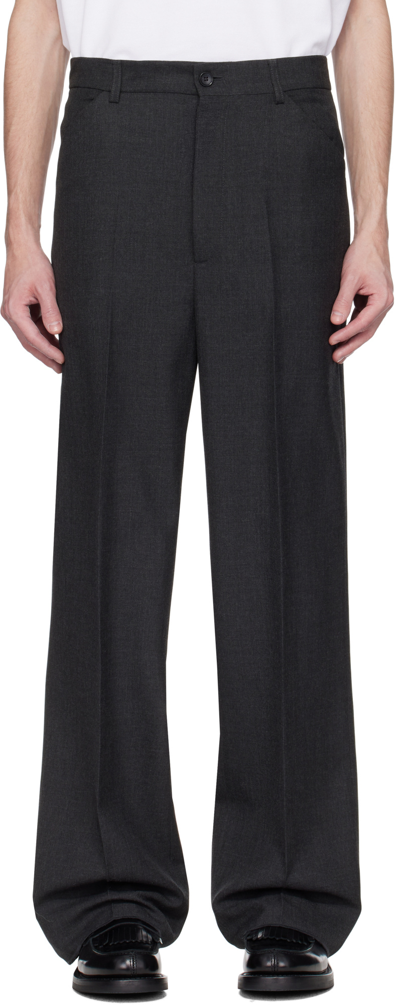 Bally Twill Trousers In Black