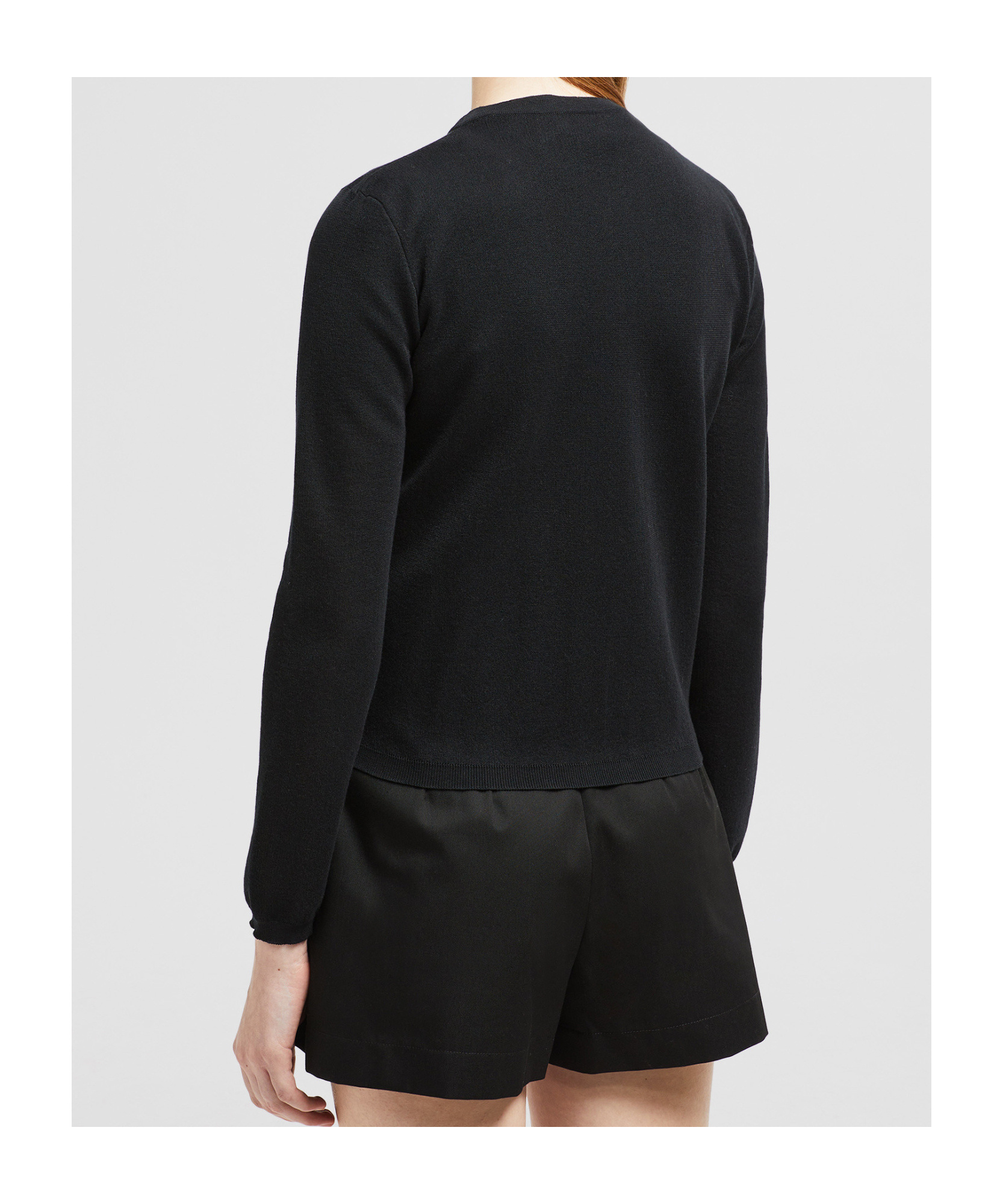Moncler Cardigan En Coton À Logo Brodé In Black