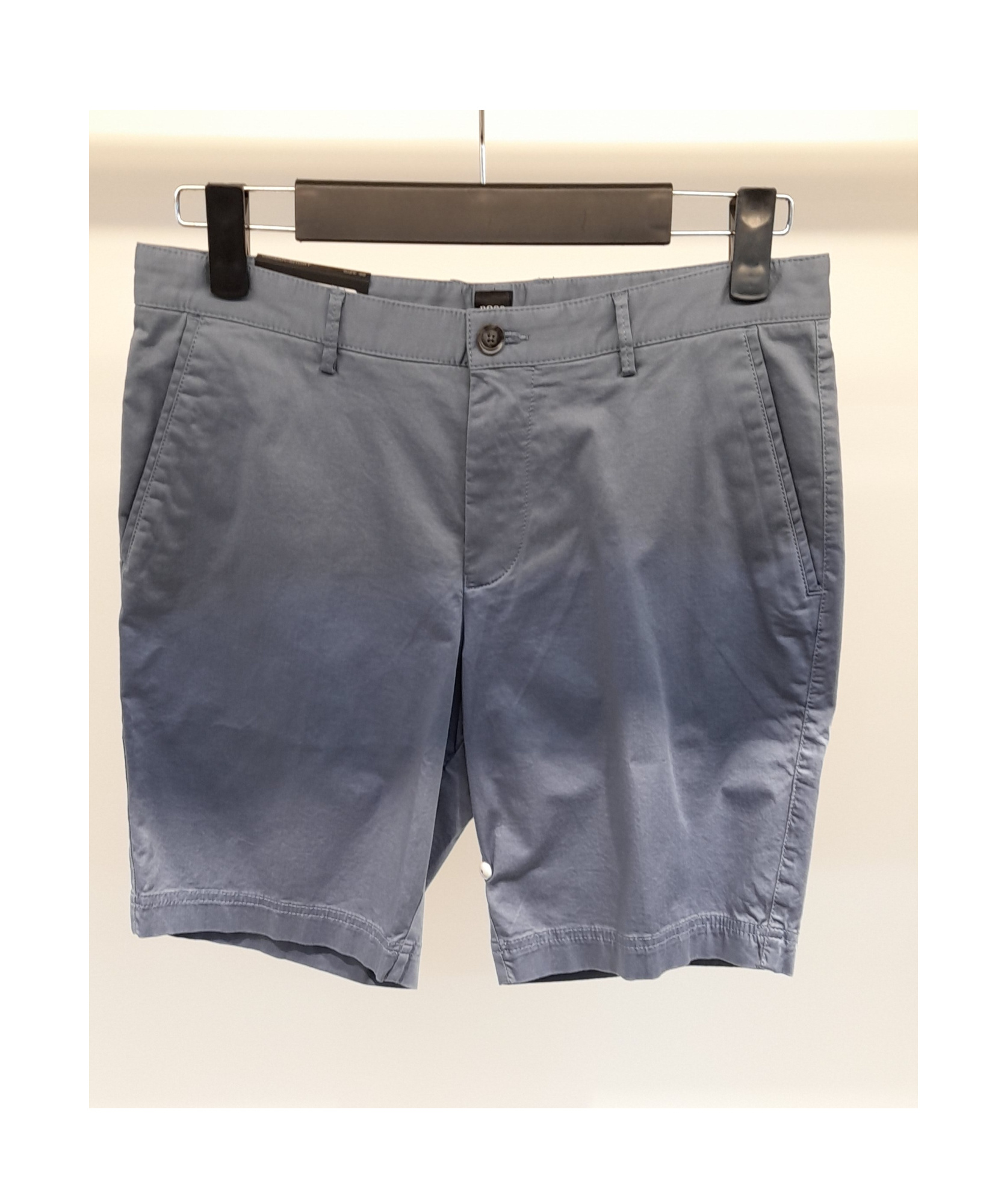 Hugo Boss Zippered Casual Shorts In Gray