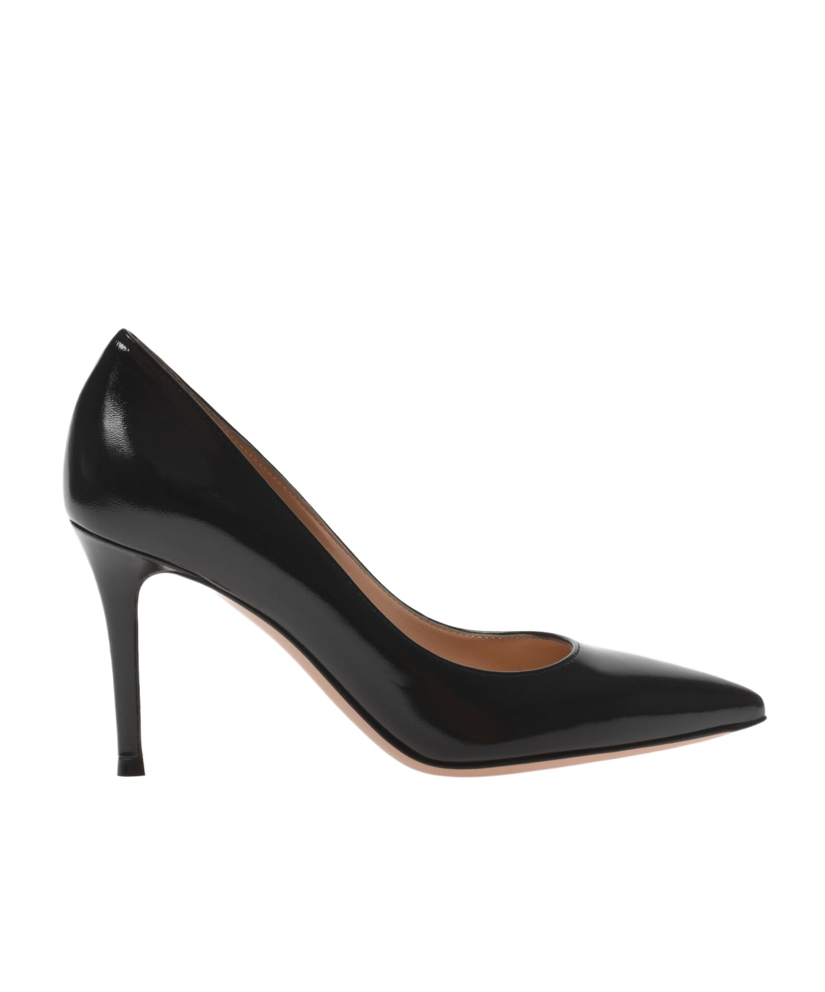 Gianvito Rossi 85mm Pointed-toe Leather Pumps In Black