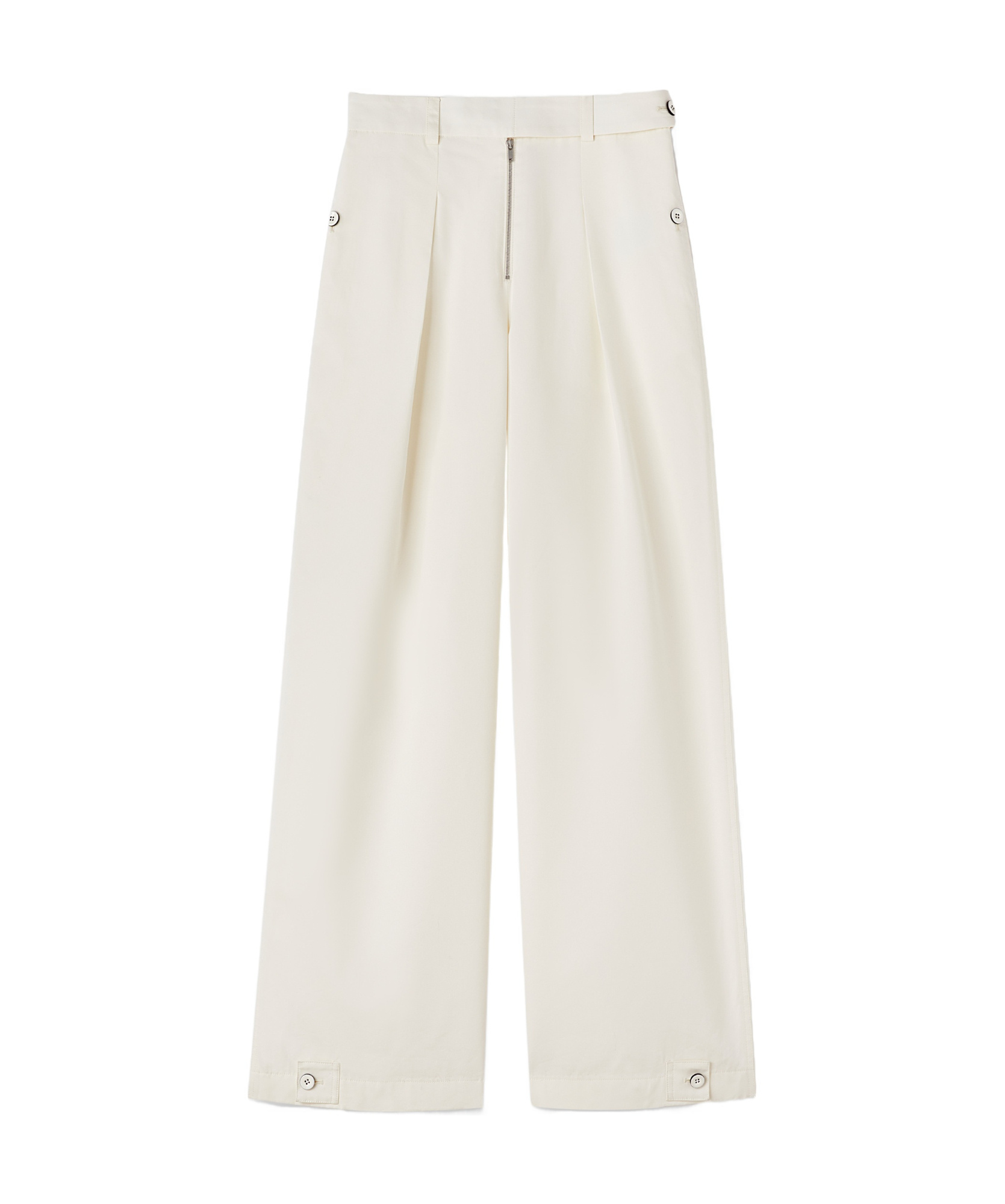 Shop Jil Sander Trousers In White