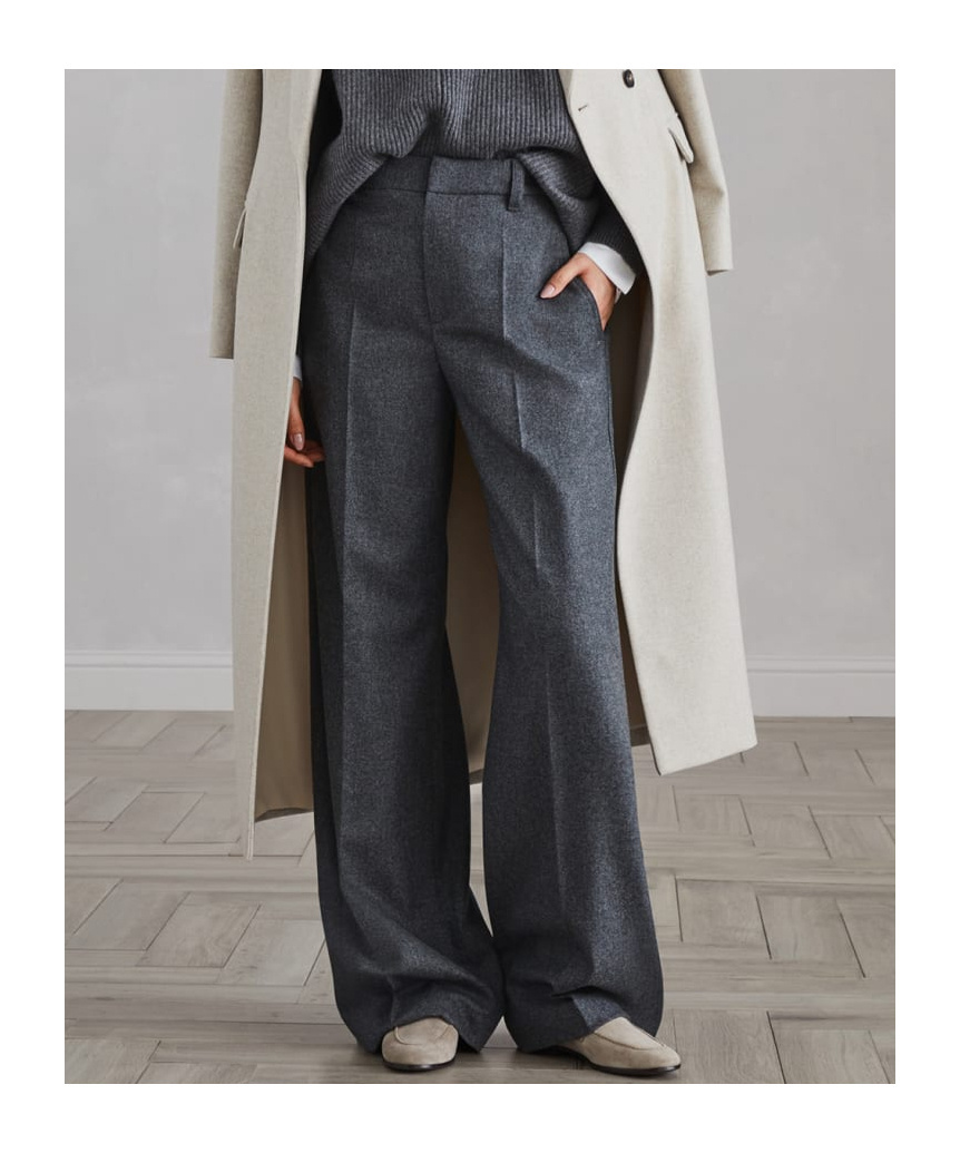 Brunello Cucinelli Wide-leg Tailored Trousers In Black