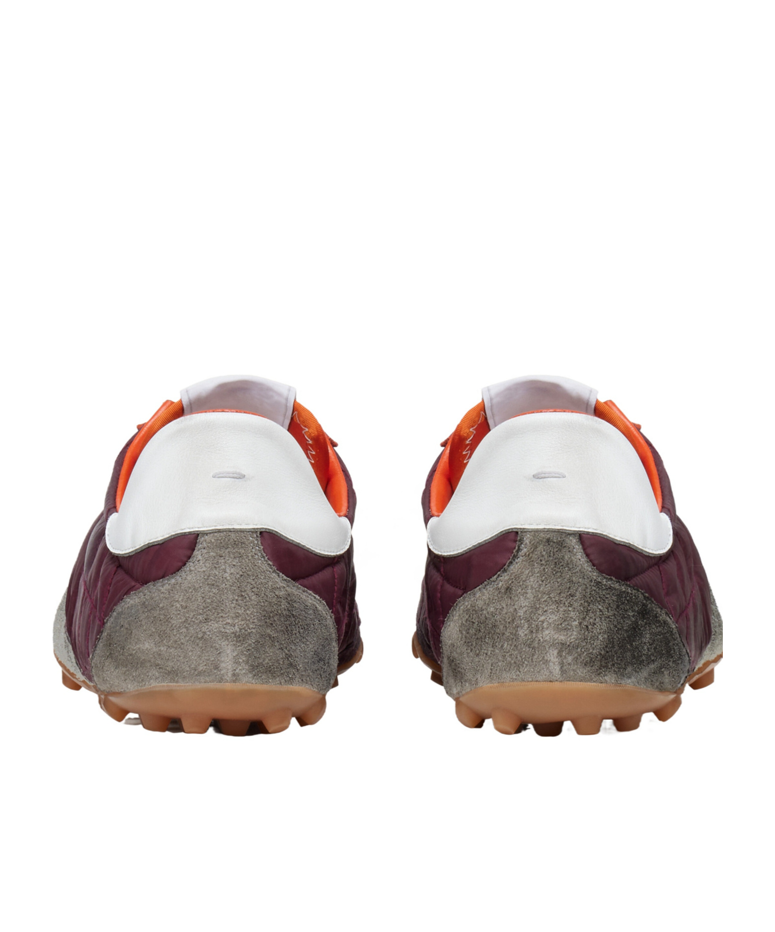 Maison Margiela Sprinter Leather And Brushed Suede-trimmed Shell Sneakers