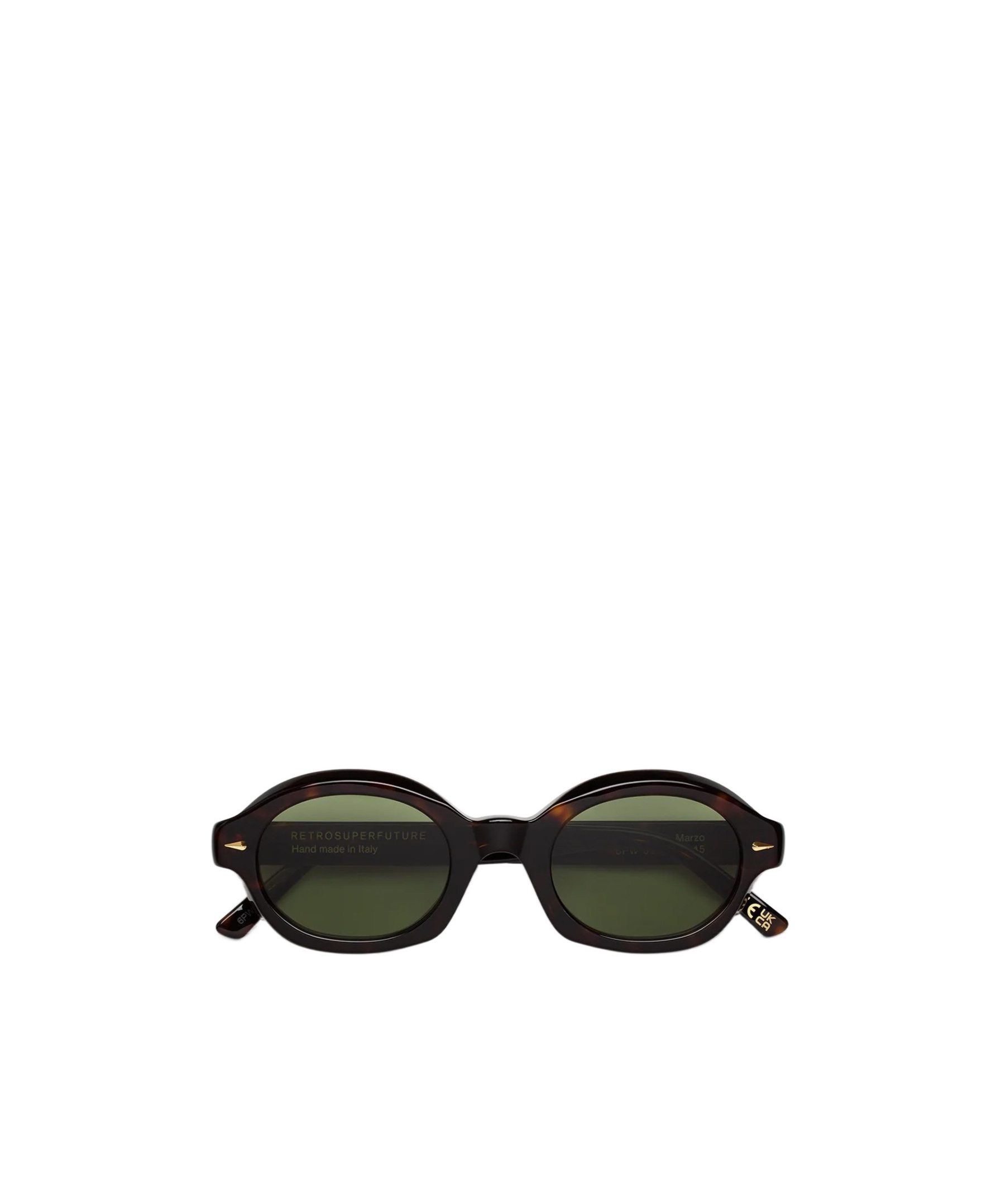 Retrosuperfuture Geometric Frame Sunglasses In Black