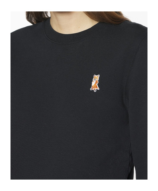 Maison Kitsuné Lady Fox Regular Sweatshirt In Black
