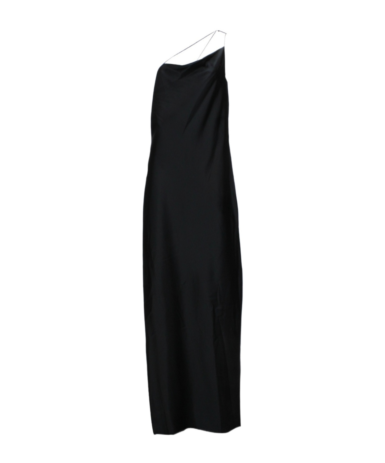 Calvin Klein Womens Asmmetric Long Maxi Dress In Black