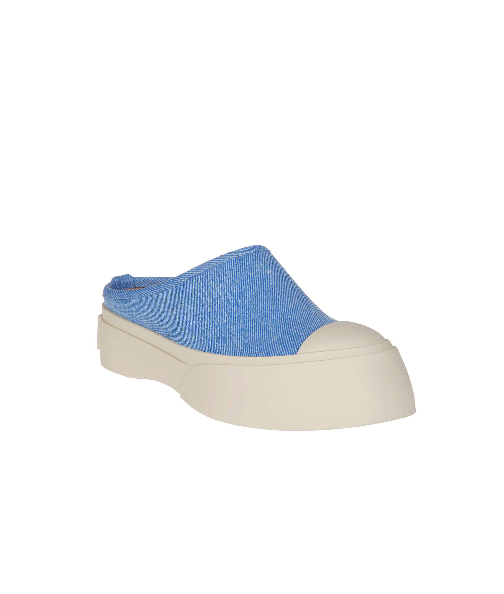 Marni Round Head Muller Shoes In Nude