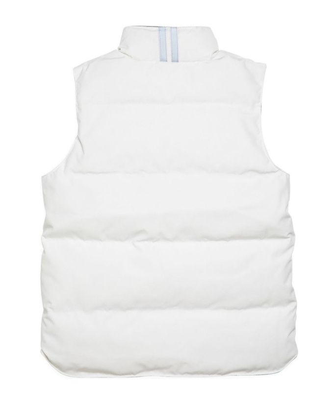 Canada Goose Kids White Vanier Down Vest In White