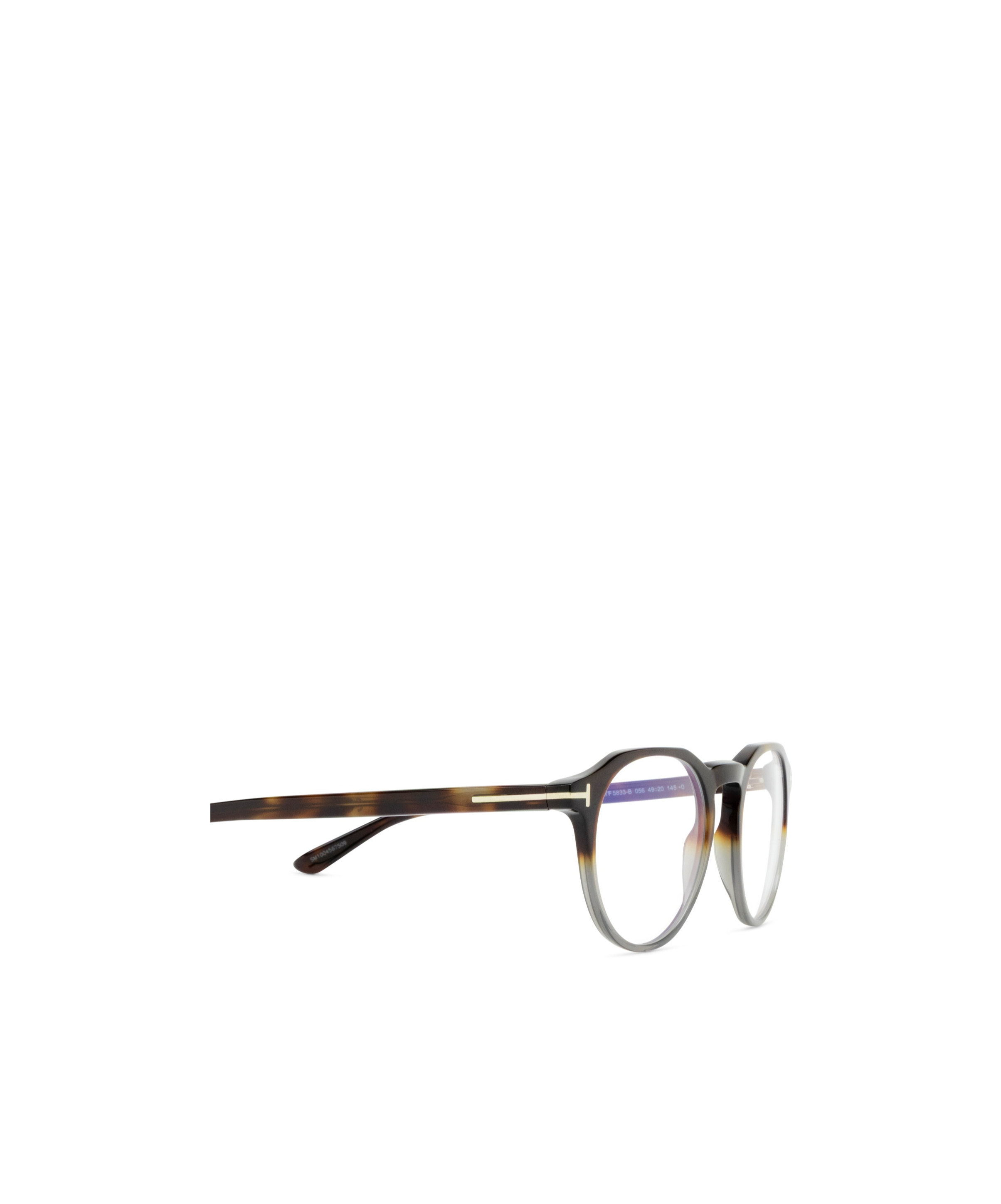 Tom Ford Eyewear Round Frame Glasses In Brown