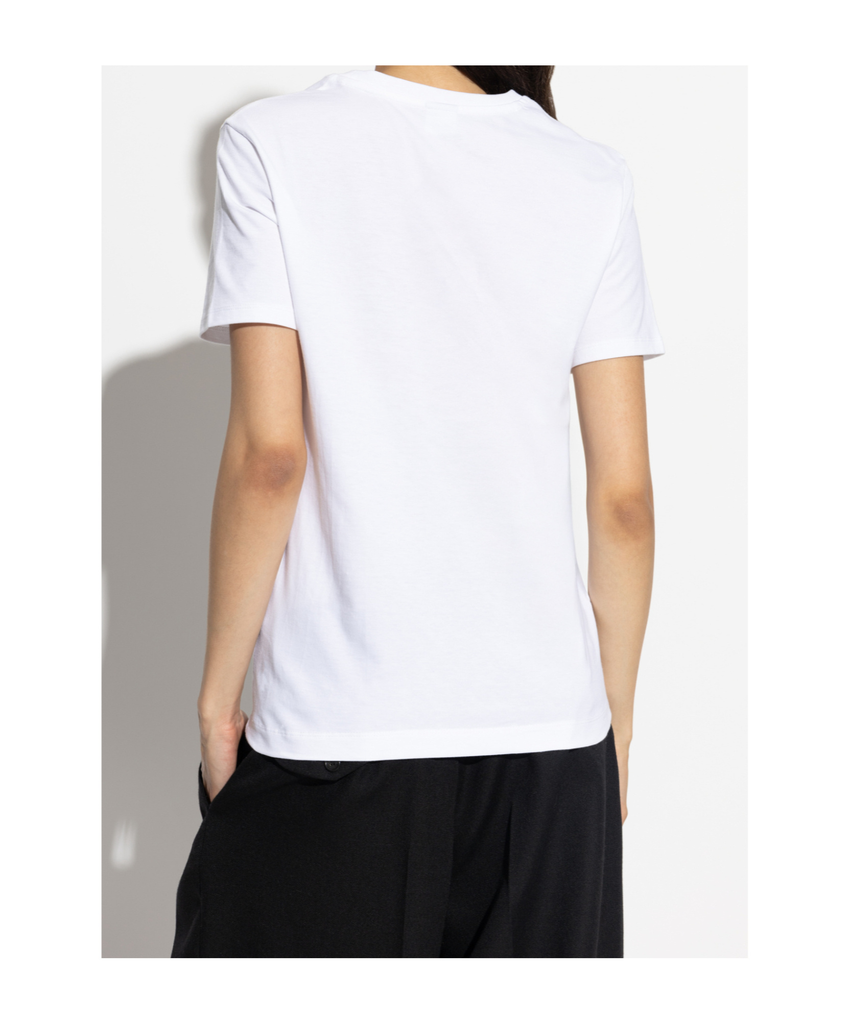 Ps By Paul Smith Heart-embroidered T-shirt In White