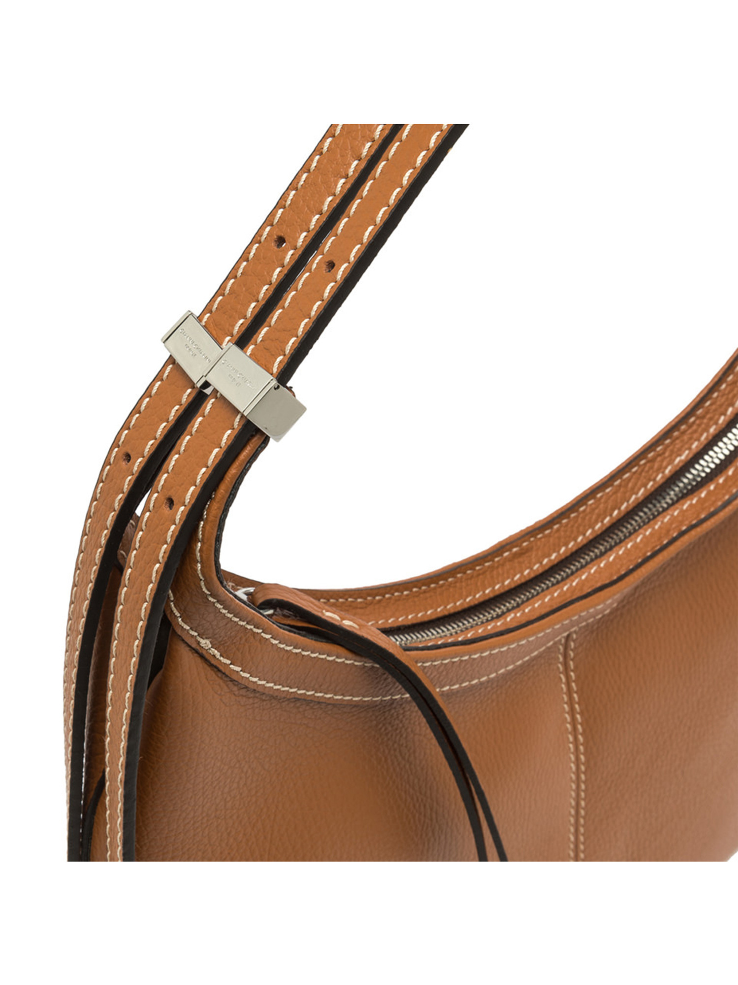 Gianni Chiarini Norma Zipper Handbag In Brown