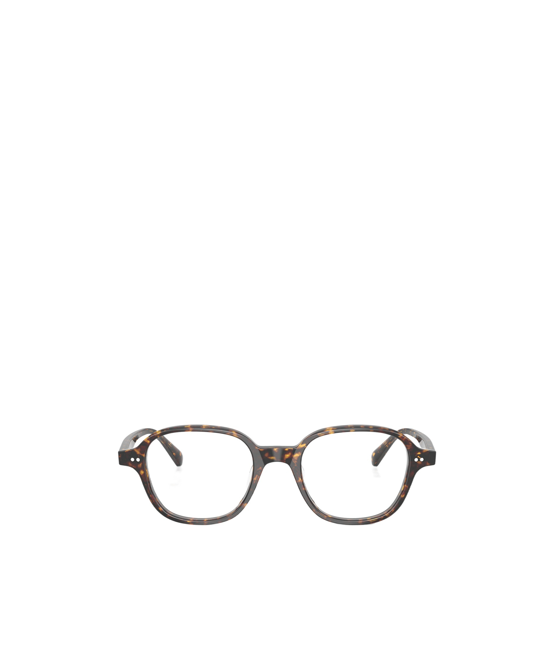 Oliver Peoples Geometric Flat Mirror In Brown