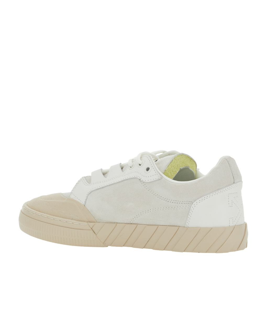 Off-white 'vulcanized 799' White Sneakers With Logo Patch On Tongue And Side In White