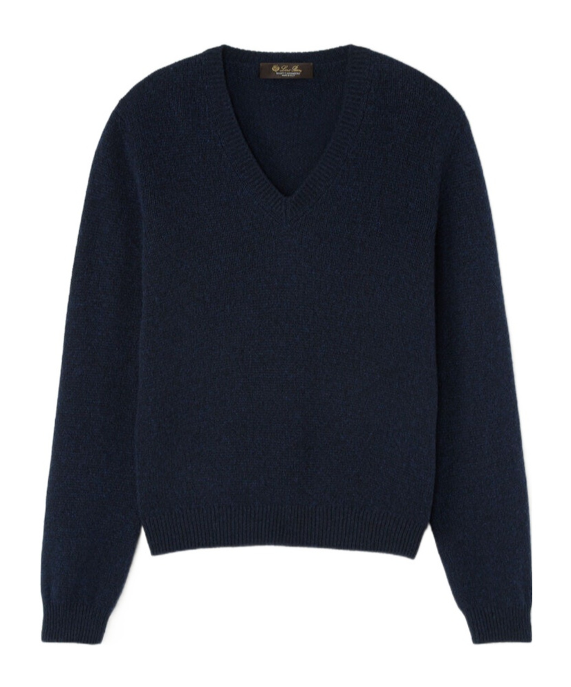 Loro Piana Fobello Pullover In Balzello Color Mixing