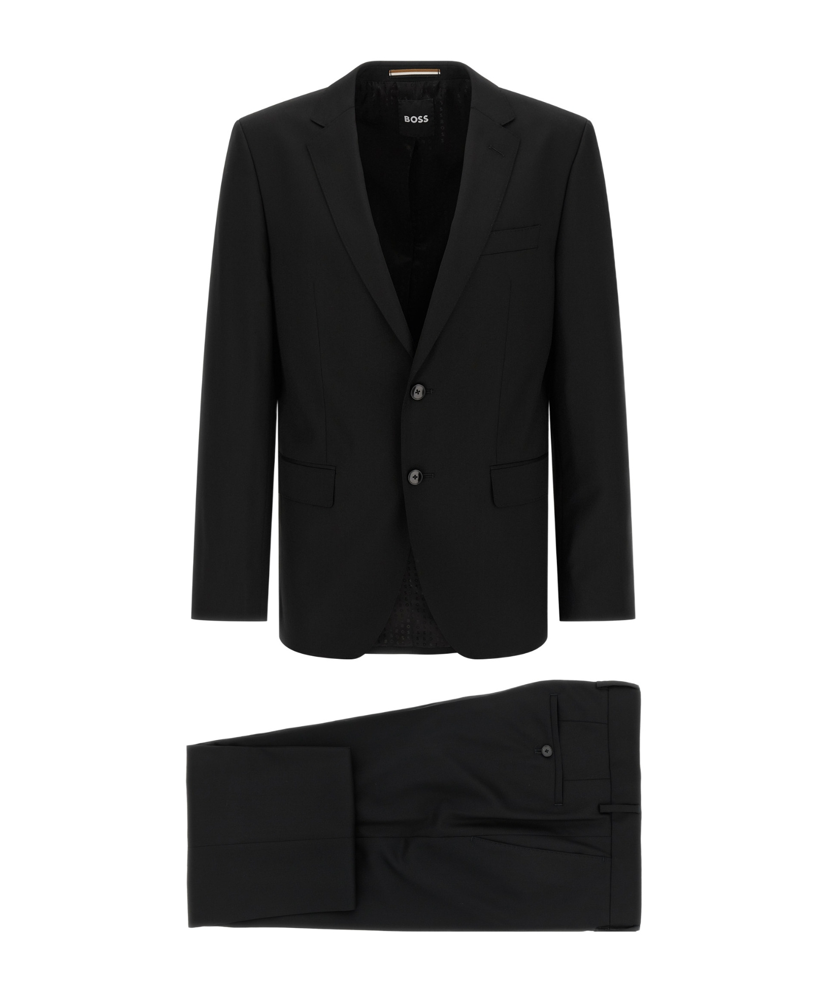 Hugo Boss Button Single-breasted Suit In Black