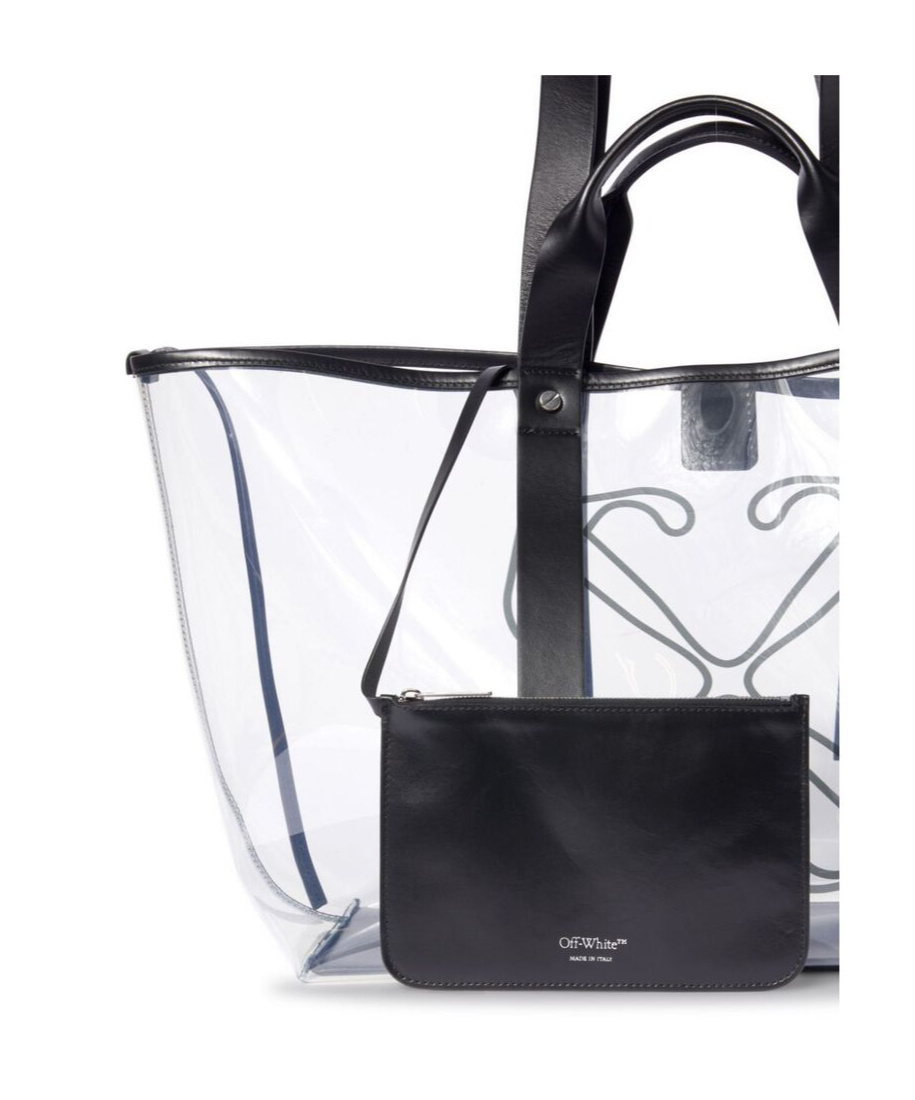 Off-white Tote With Logo In White